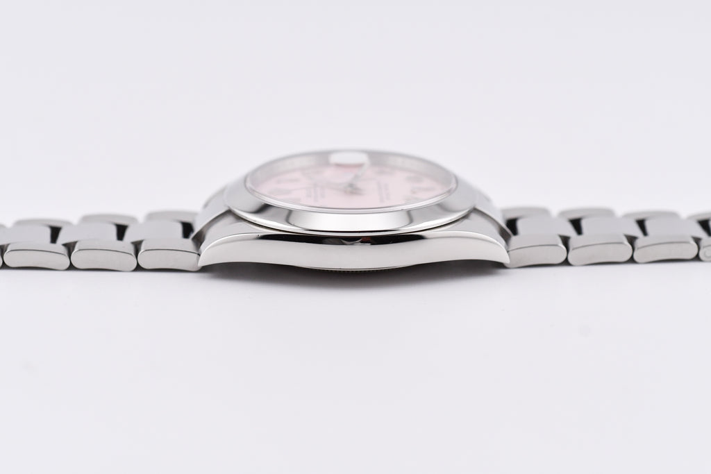 Rolex Datejust 41mm Ref 126300 Custom Pink Dial with Arab Numerals