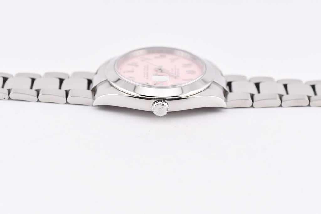 Rolex Datejust 41mm Ref 126300 Custom Pink Dial with Arab Numerals