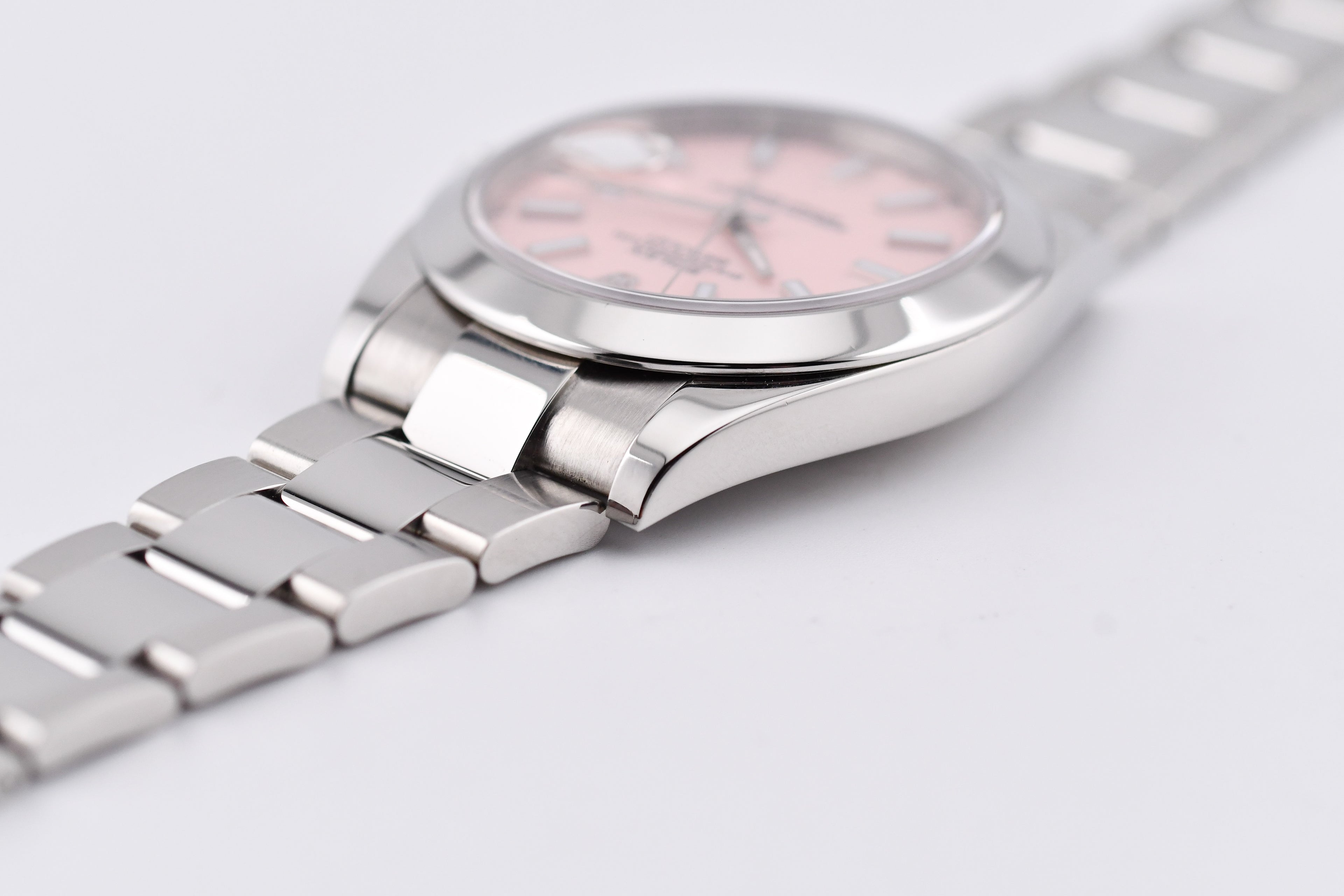 Rolex Datejust 41mm Ref 126300 Custom Pink Stick Dial