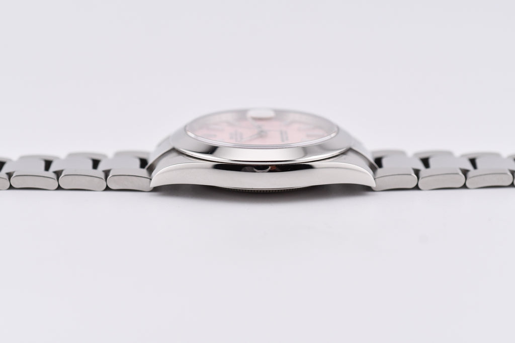 Rolex Datejust 41mm Ref 126300 Custom Pink Stick Dial