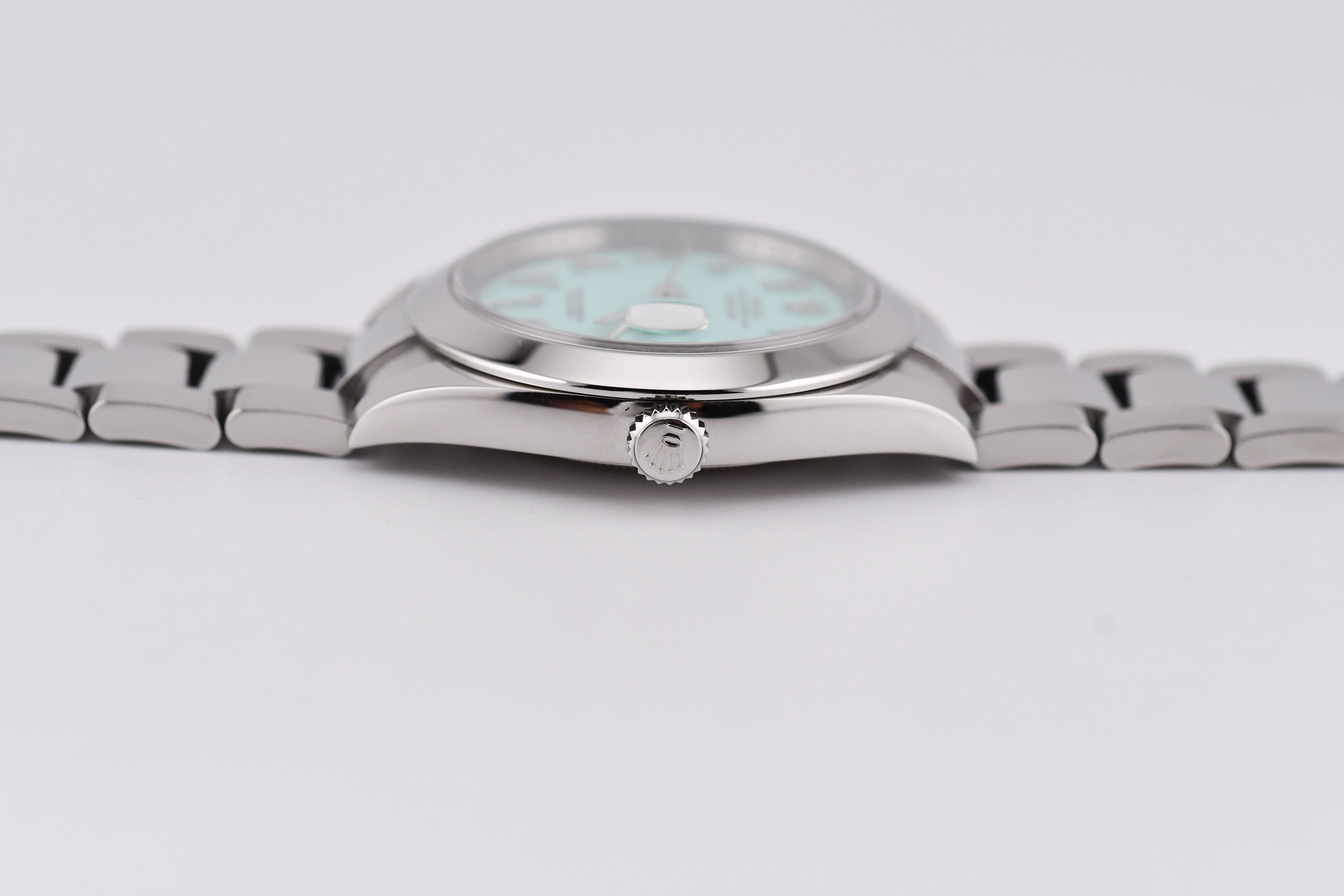 Rolex Datejust 41mm Ref 126300 Custom Turquoise Dial with Arab Numerals