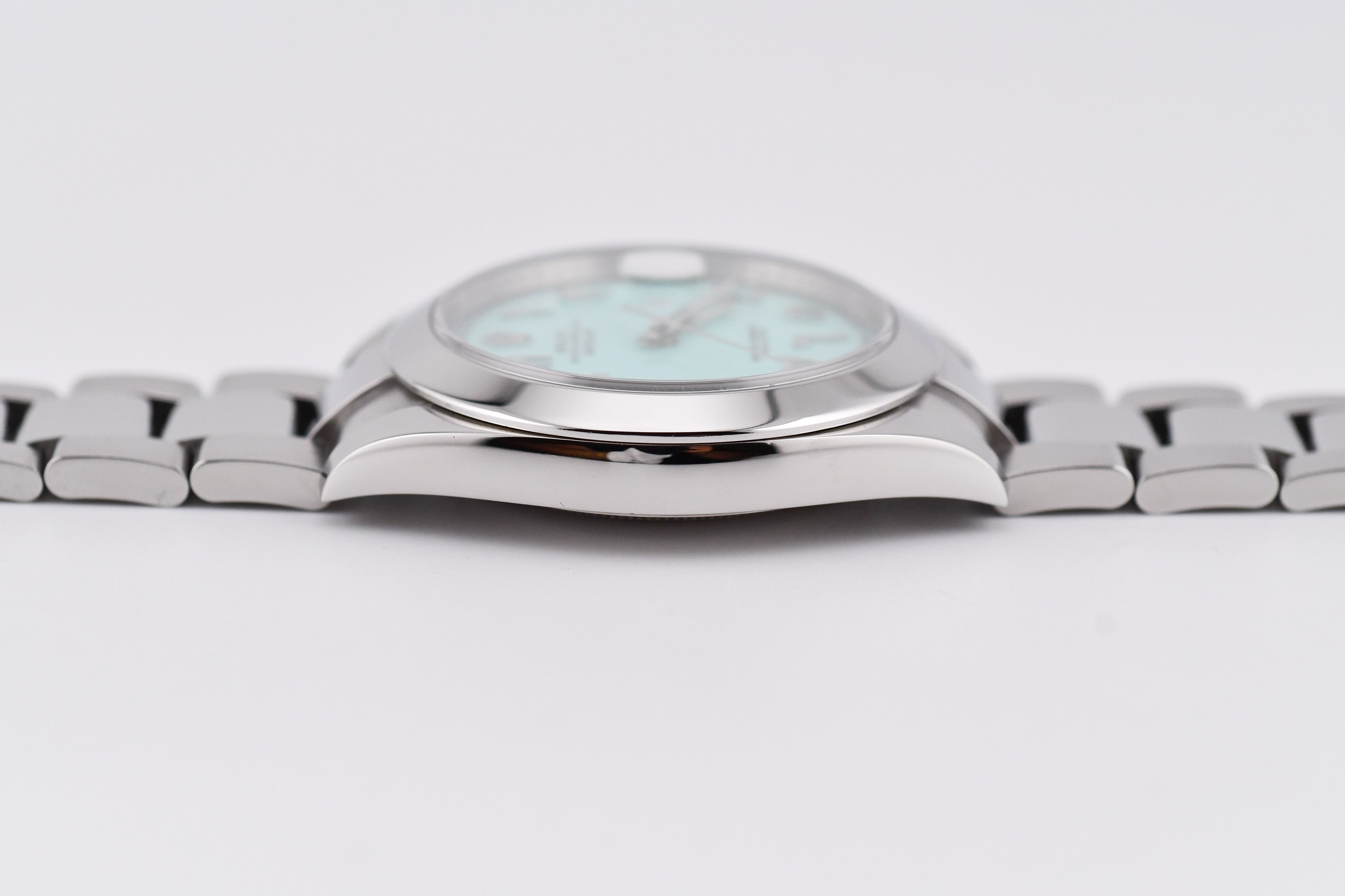 Rolex Datejust 41mm Ref 126300 Custom Turquoise Dial with Arab Numerals