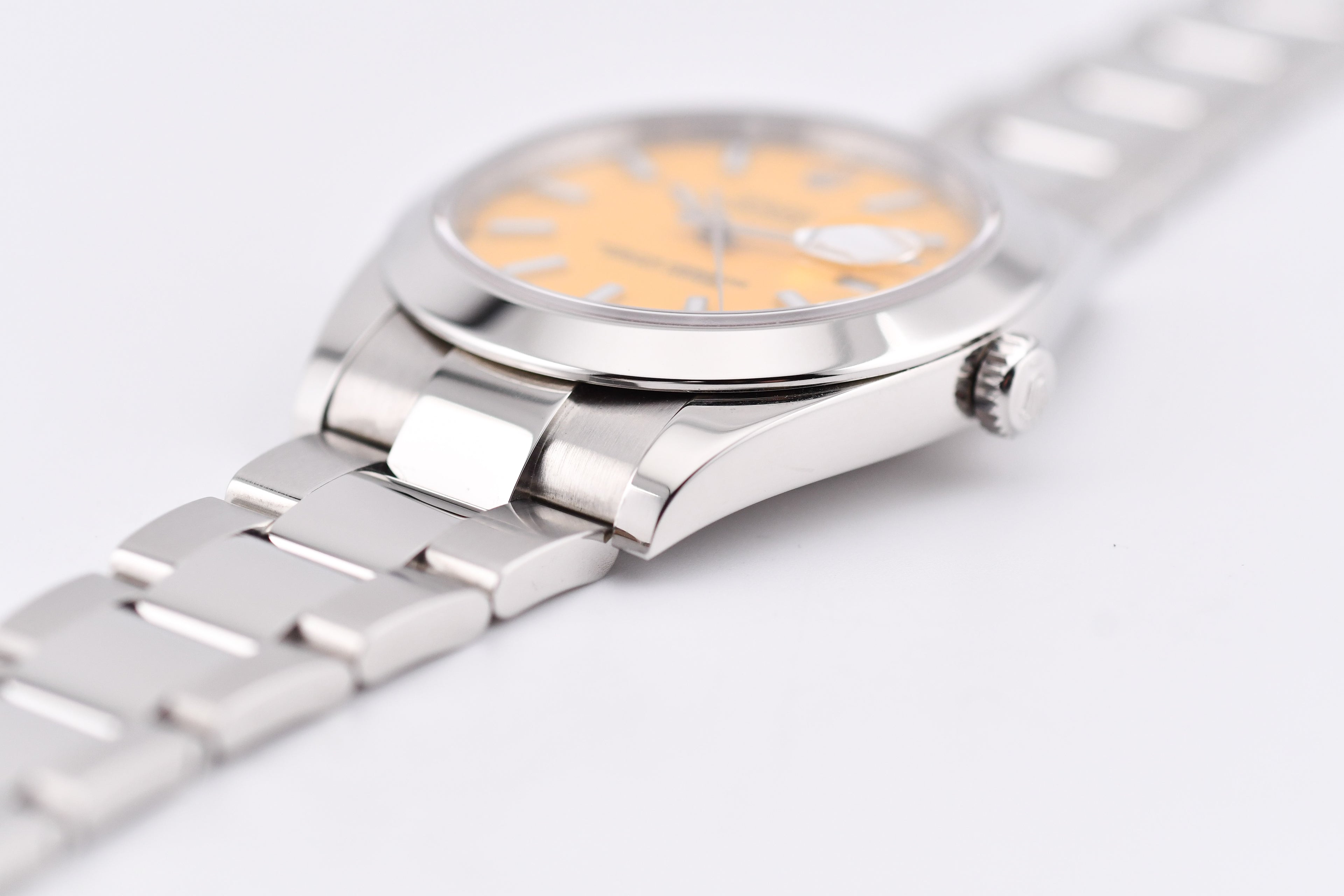 Rolex Datejust 41mm Ref 126300 Custom Yellow Stick Dial