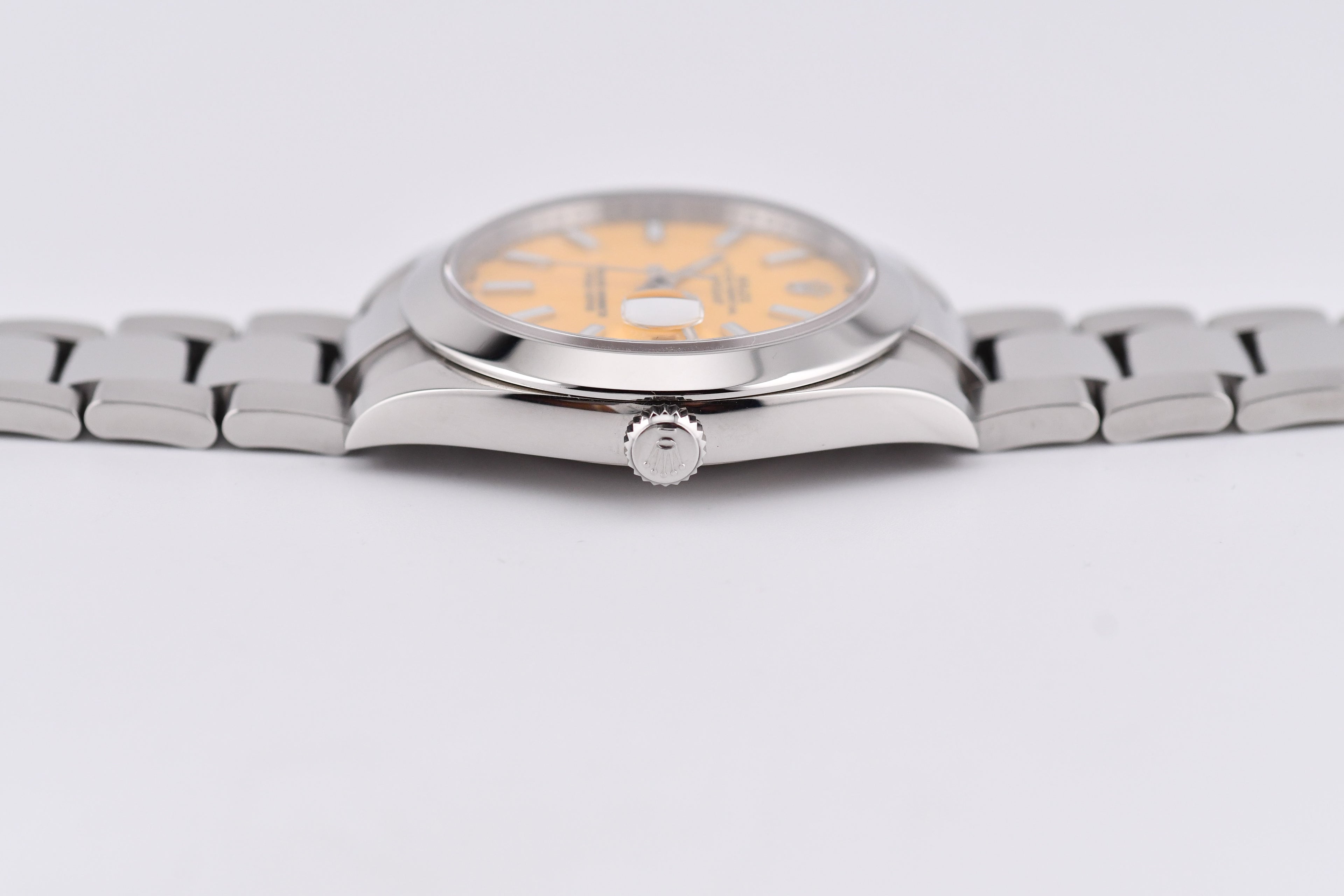 Rolex Datejust 41mm Ref 126300 Custom Yellow Stick Dial