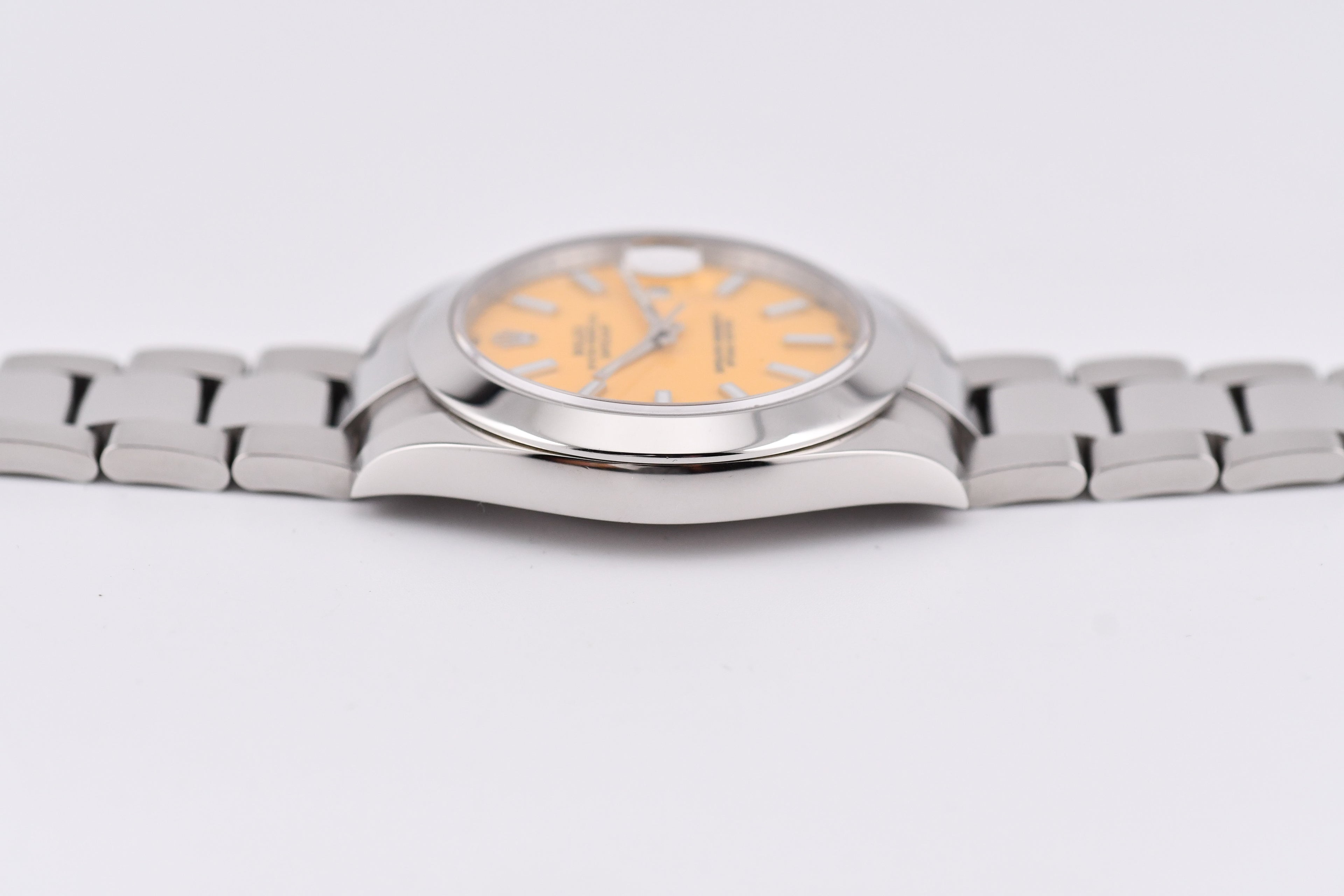 Rolex Datejust 41mm Ref 126300 Custom Yellow Stick Dial