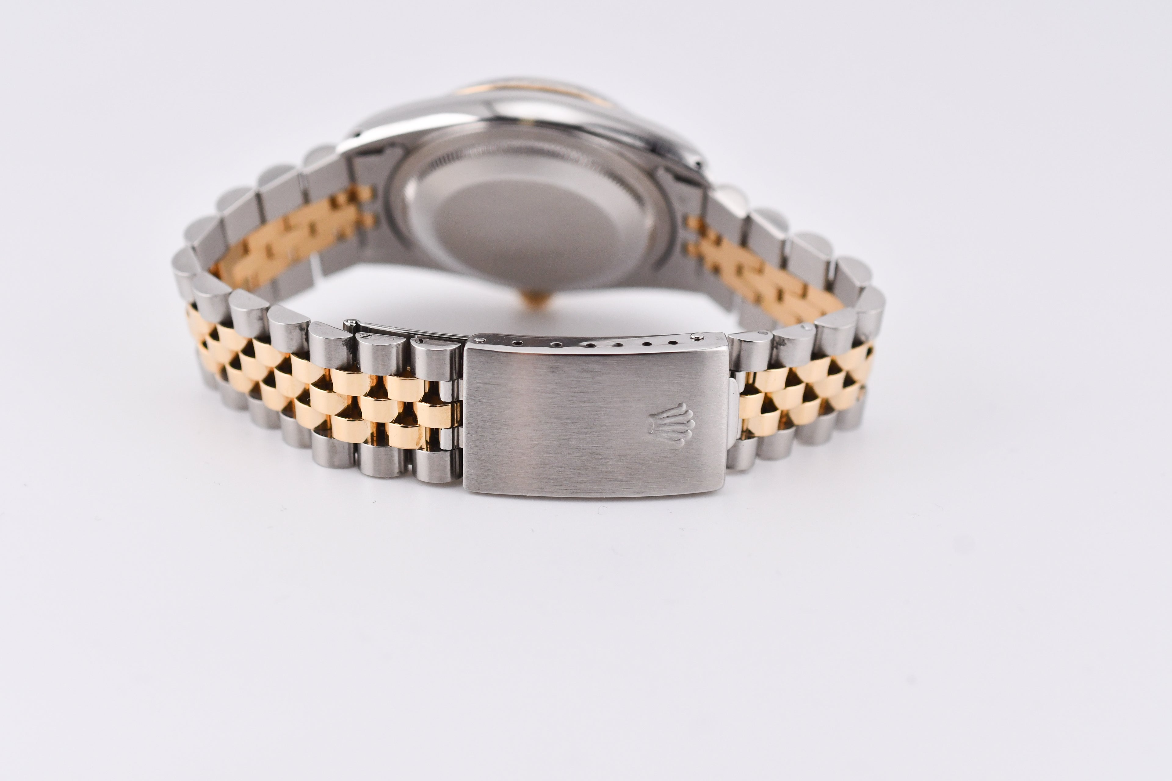 Rolex Datejust 36mm Ref 16233 Yellow Gold Bezel Blue Vignette Dial