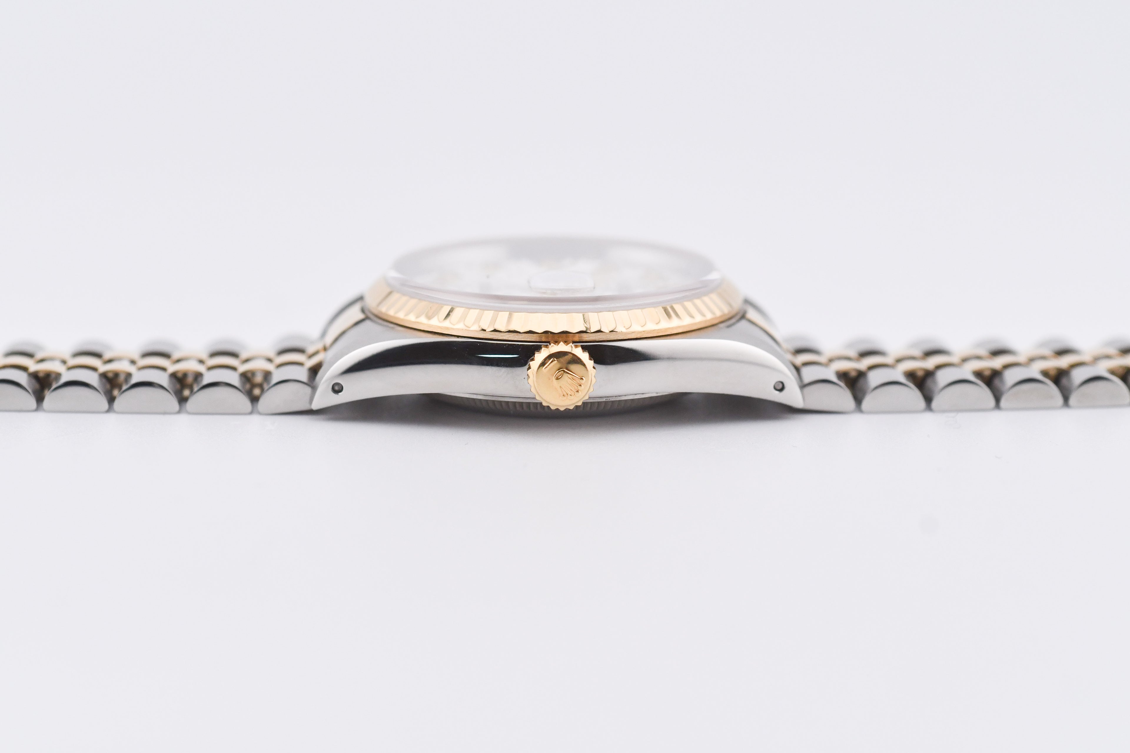 Rolex Datejust 36mm Ref 16233 Yellow Gold Bezel Custom Anniversary Dial