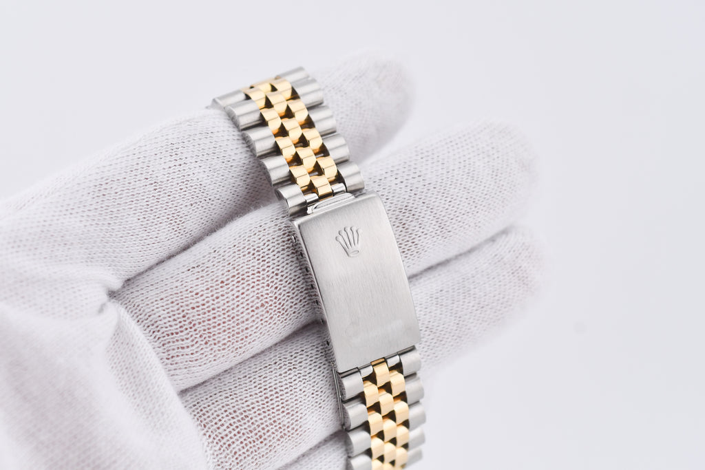 Rolex Datejust 36mm Ref 16233 Yellow Gold Bezel Custom Anniversary Dial