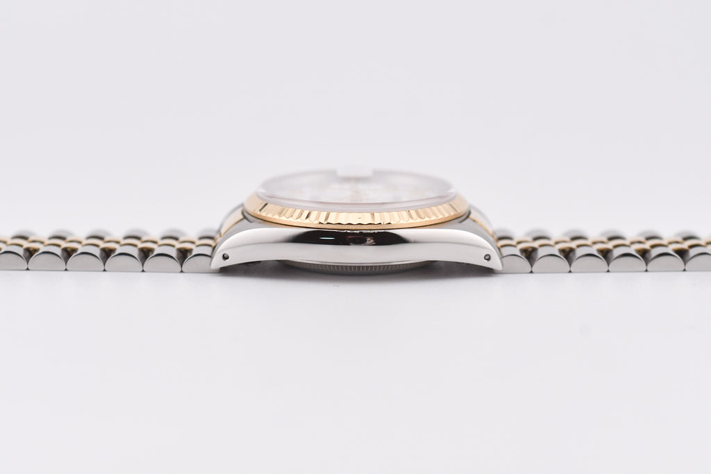 Rolex Datejust 36mm Ref 16233 Yellow Gold Bezel Custom Anniversary Dial