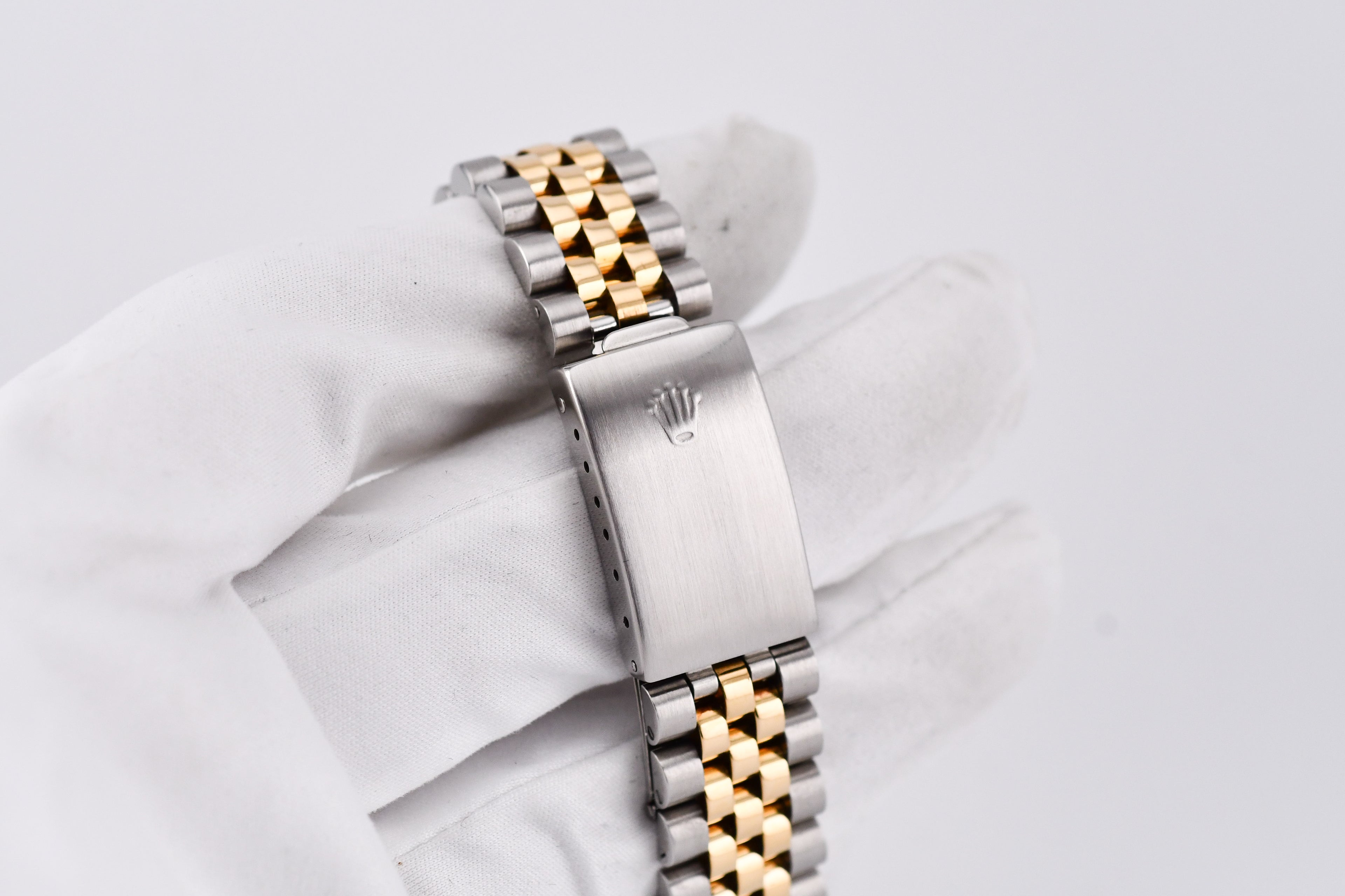 Rolex Datejust 36mm Ref 16233 Yellow Gold Bezel Custom Brown Diamond Dial
