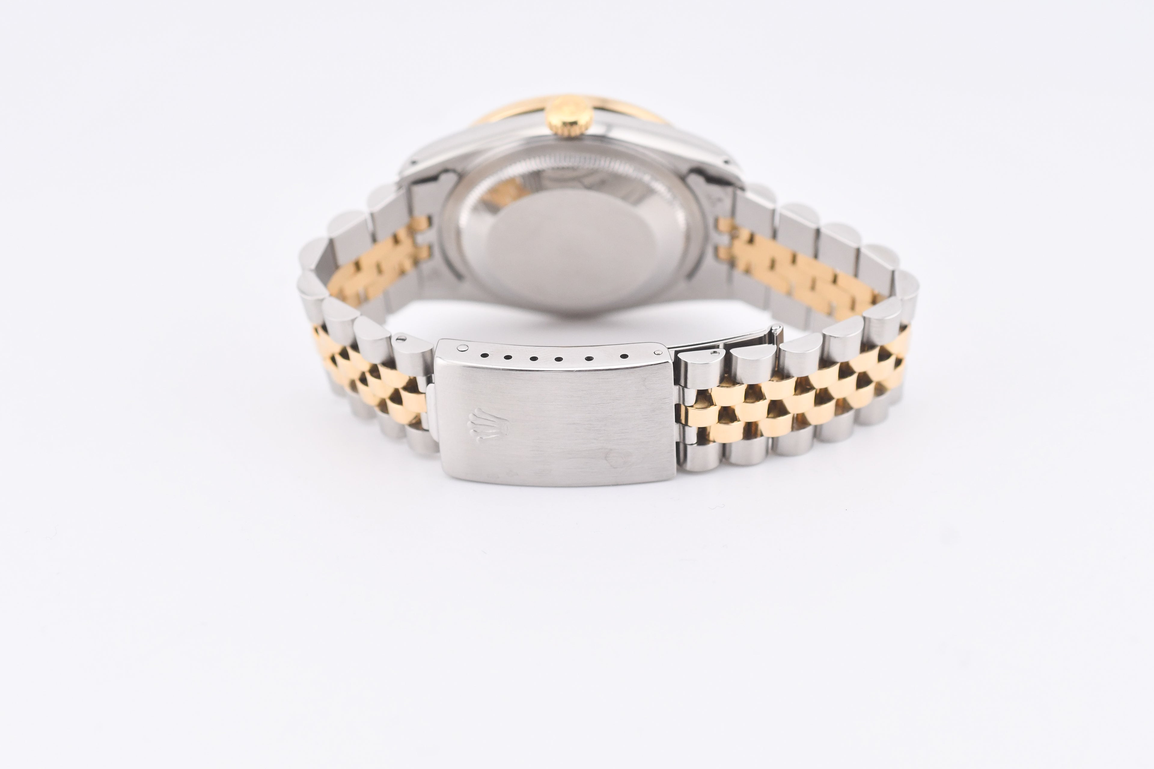 Rolex Datejust 36mm Ref 16233 Yellow Gold Diamond Bezel Custom Malachite Dial