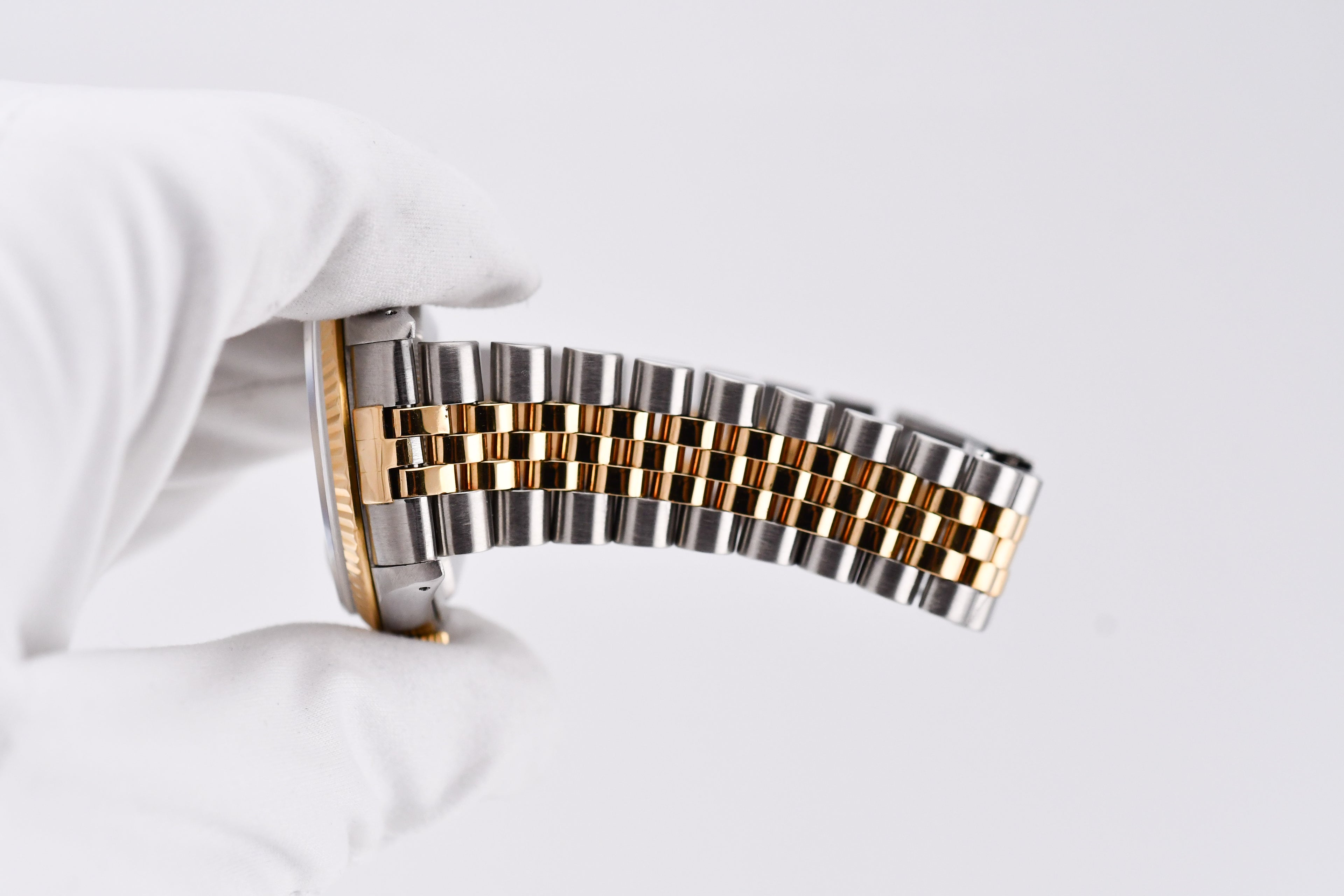Rolex Datejust 36mm Ref 16233 Yellow Gold Bezel Custom Meteorite Dial