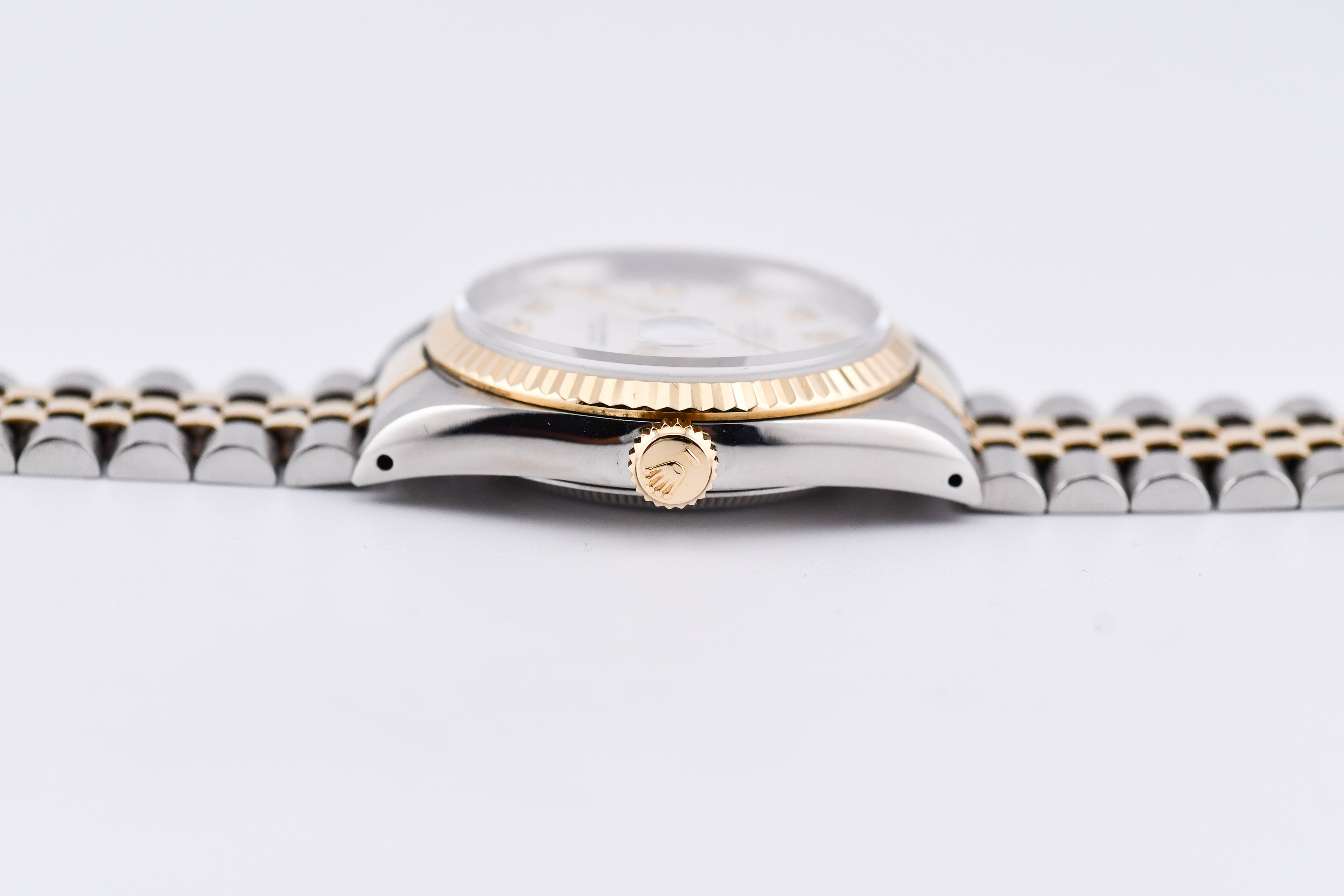 Rolex Datejust 36mm Ref 16233 Yellow Gold Bezel Custom Meteorite Diamond Dial
