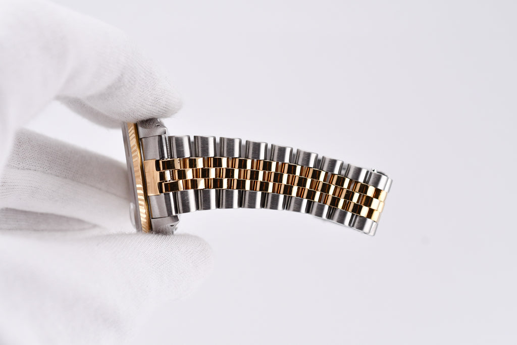 Rolex Datejust 36mm Ref 16233 Yellow Gold Bezel Custom Meteorite Diamond Dial