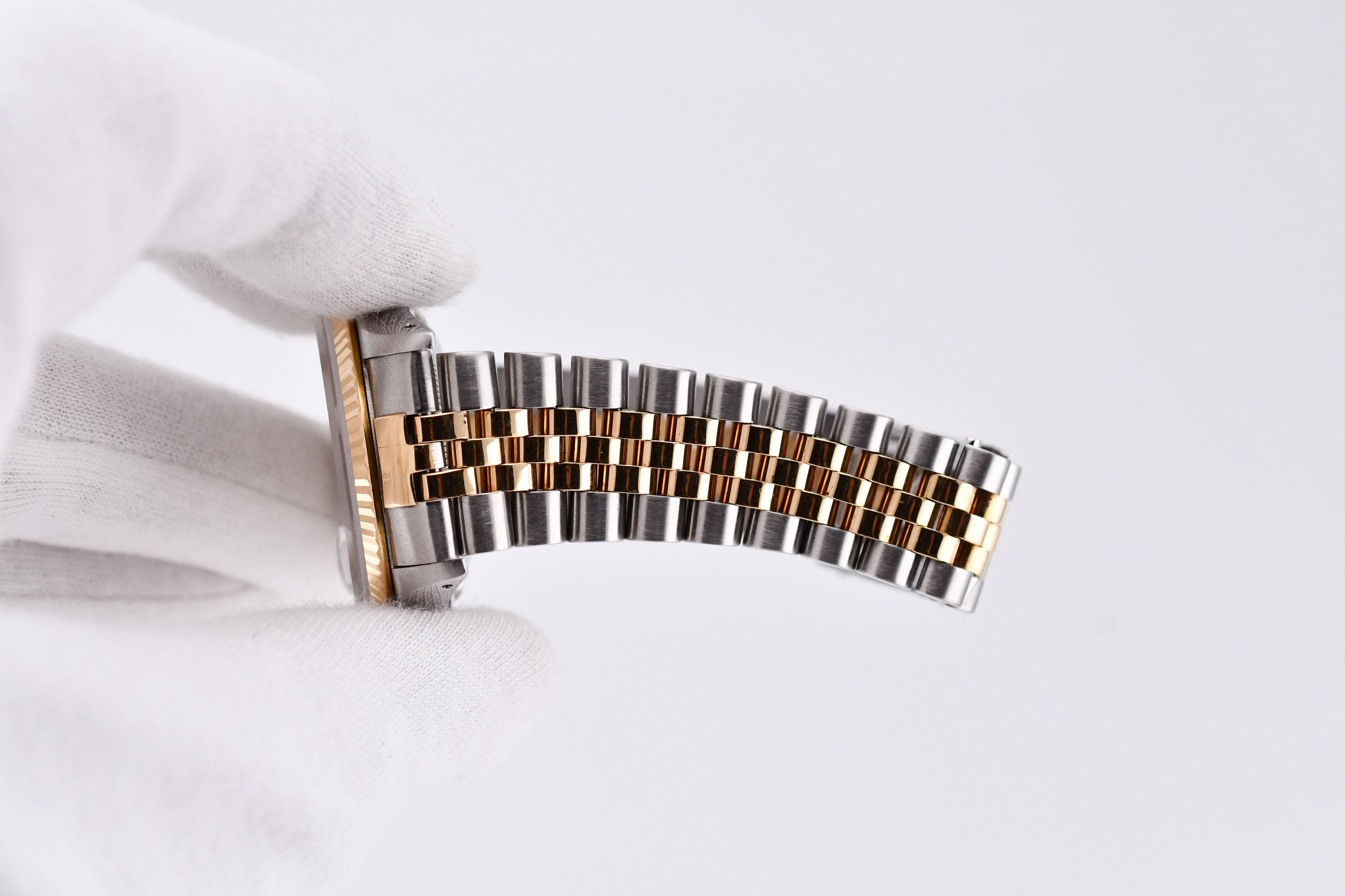 Rolex Datejust 36mm Ref 16233 Yellow Gold Bezel Custom Meteorite Diamond Dial
