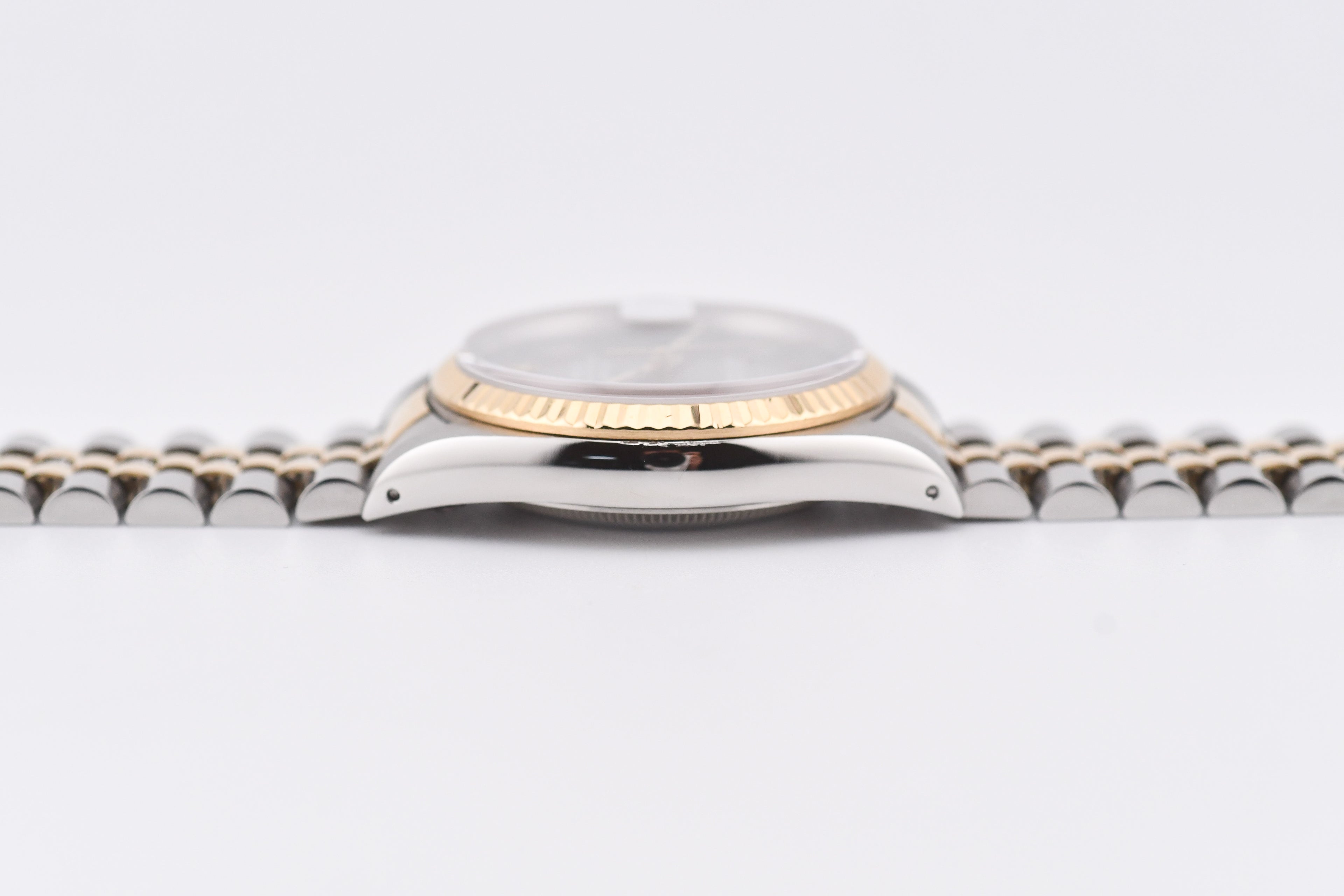 Rolex Datejust 36mm Ref 16233 Yellow Gold Bezel Custom Wimbledon Dial