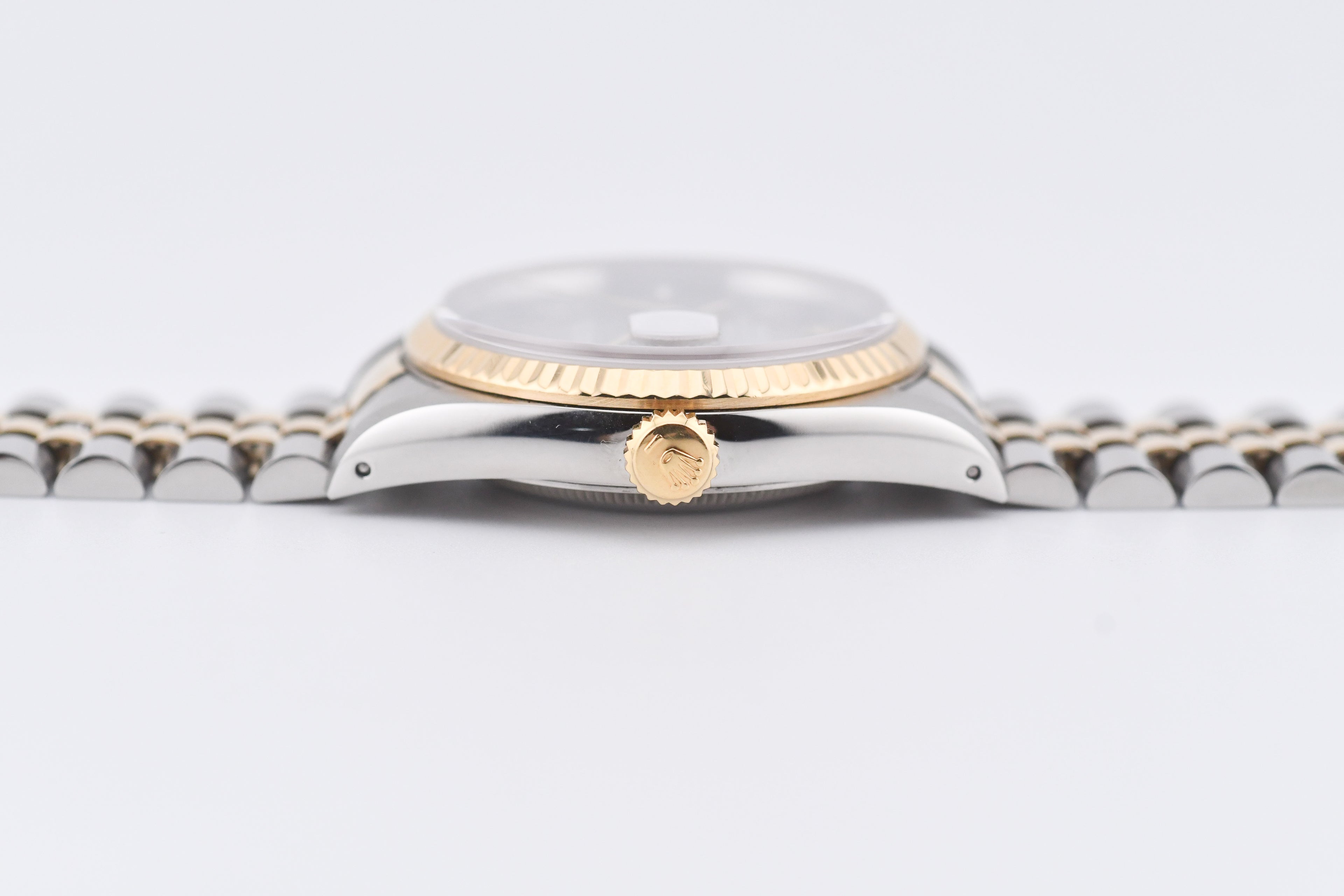 Rolex Datejust 36mm Ref 16233 Yellow Gold Bezel Custom Wimbledon Dial