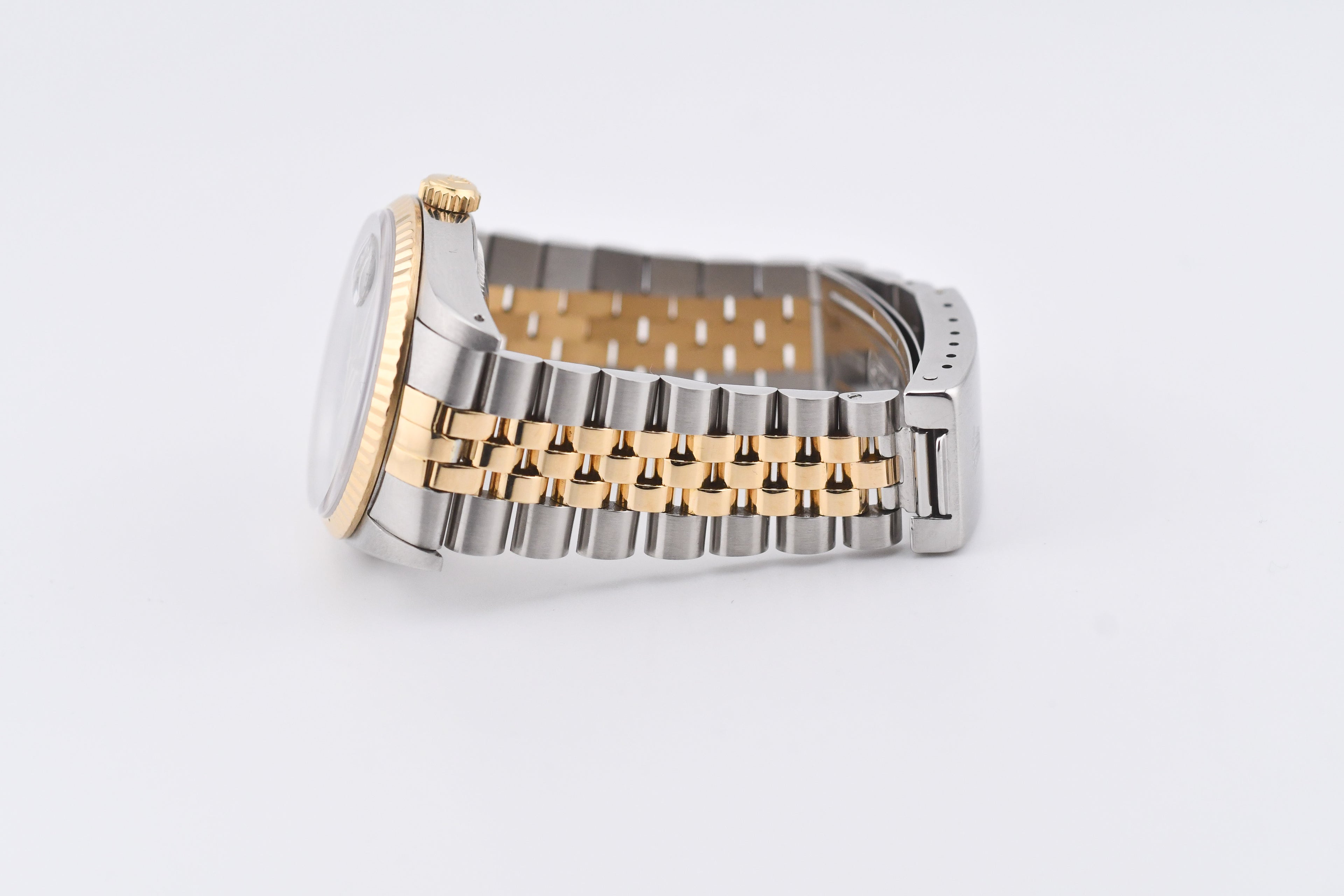 Rolex Datejust 36mm Ref 16233 Yellow Gold Bezel Custom Wimbledon Dial