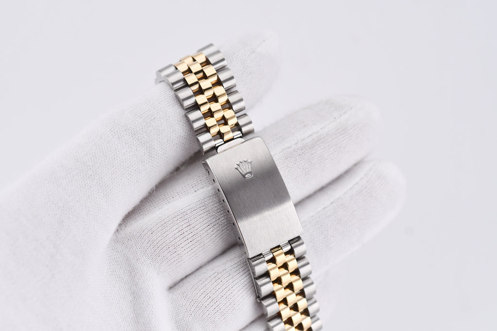 Rolex Datejust 36mm Ref 16233 Yellow Gold Bezel Turquoise stick Dial