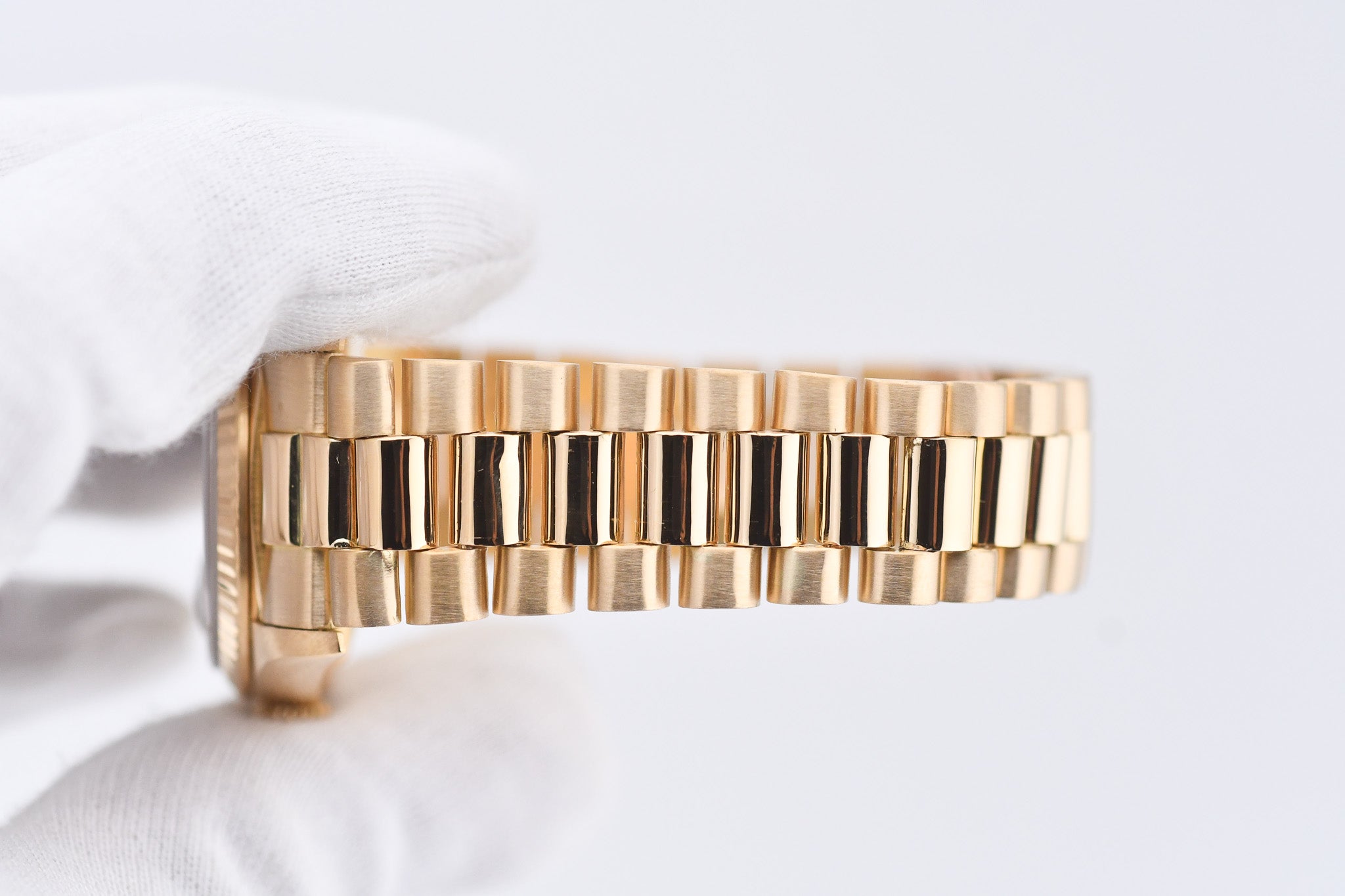Rolex Day-Date 36mm Ref 18038 Blue Vignette Baguette Diamond Dial