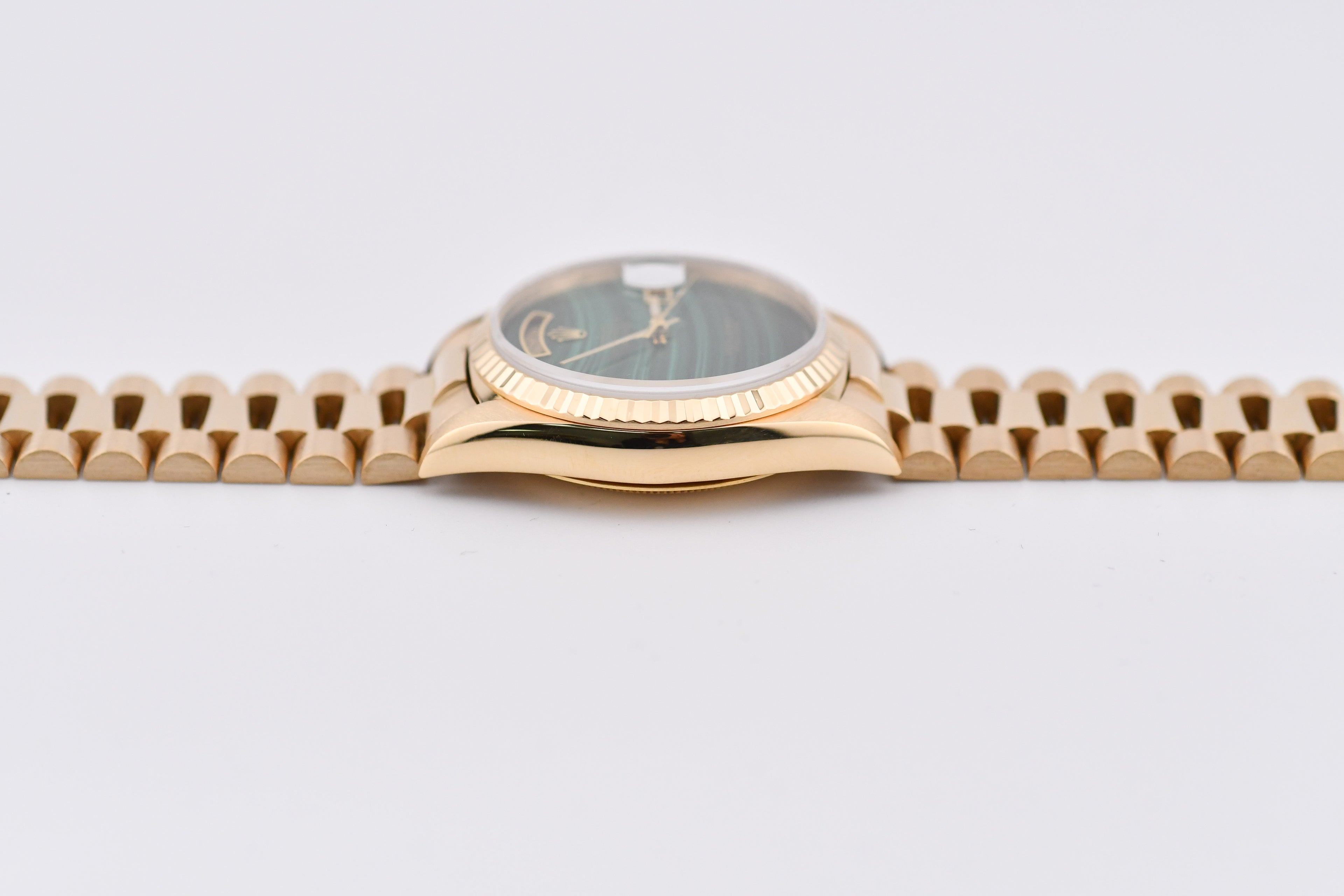 Rolex Day-Date 36mm Ref 18038 Green Malachite Dial