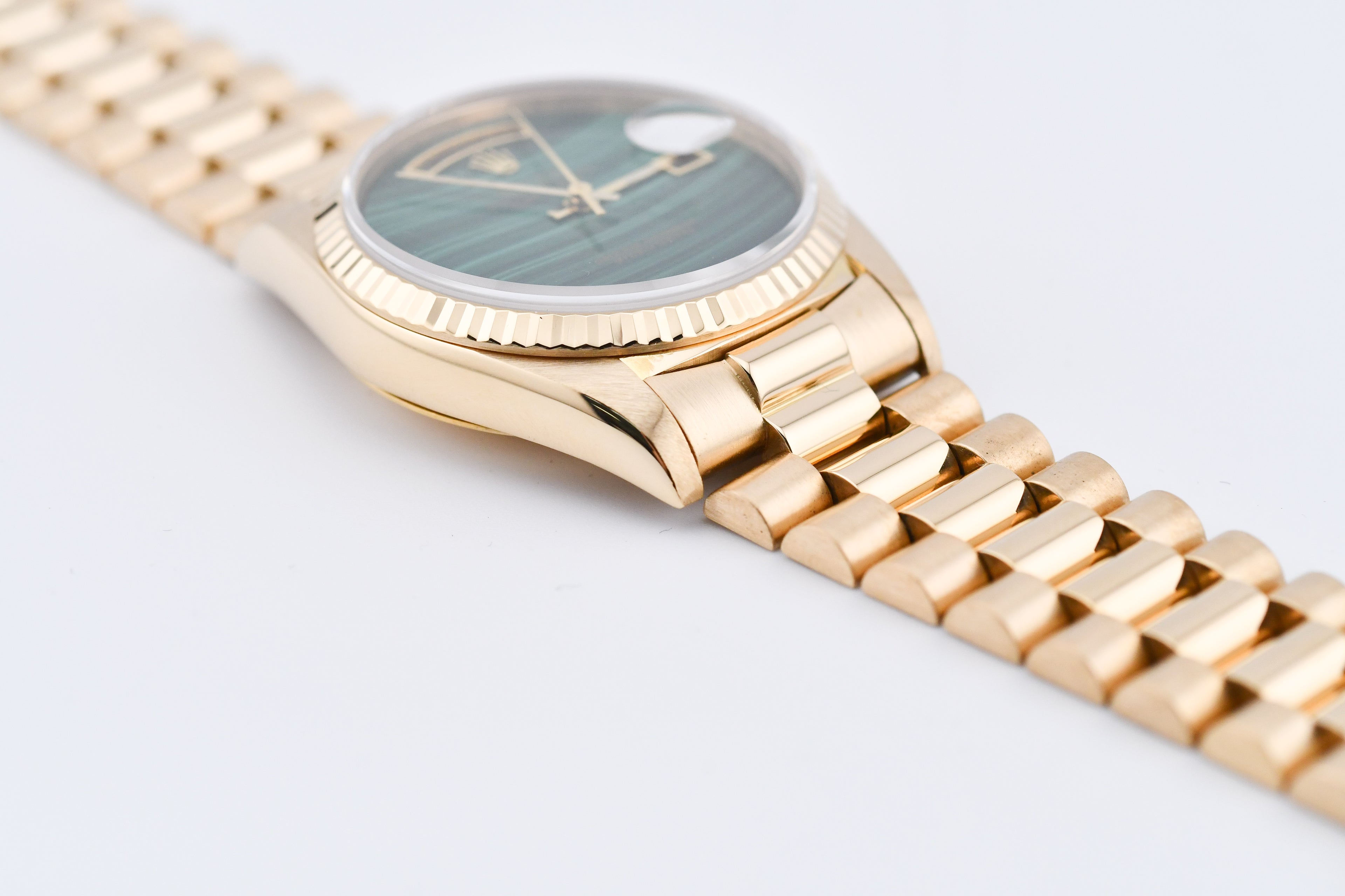 Rolex Day-Date 36mm Ref 18038 Green Malachite Dial