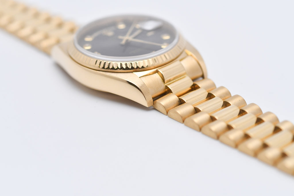 Rolex Day-Date 36mm Ref 18038 Grey Diamond Dial