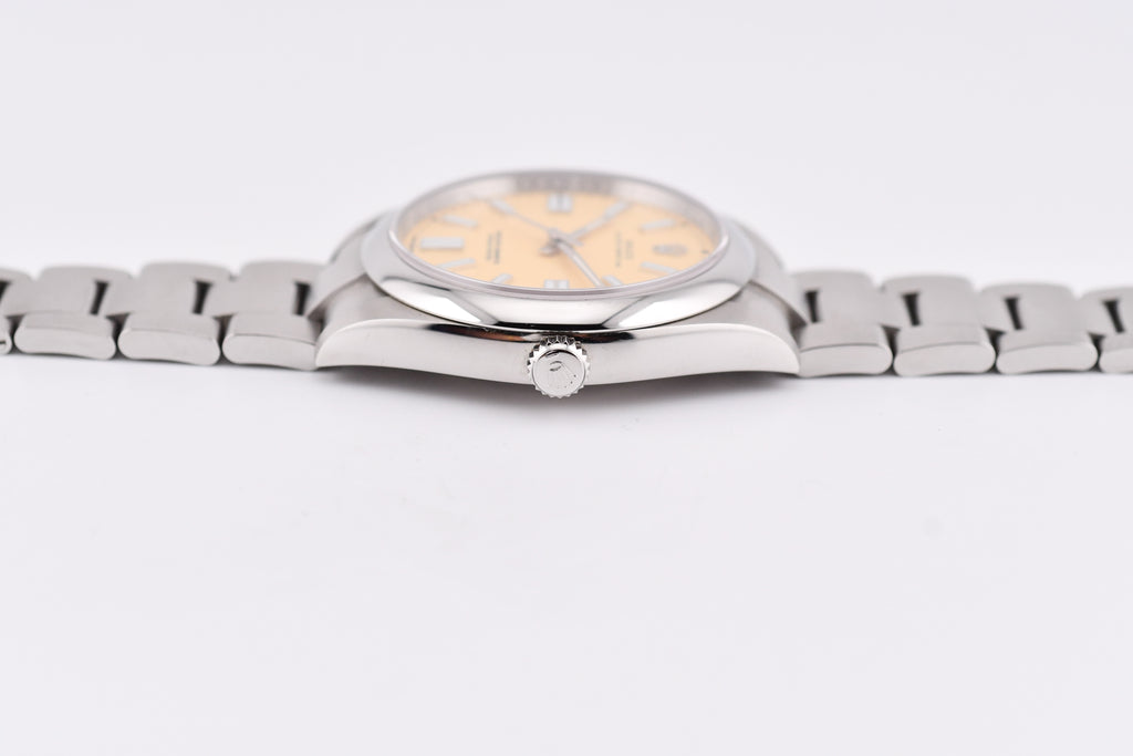 Rolex Oyster Perpetual Ref 124300 Custom Beige Dial