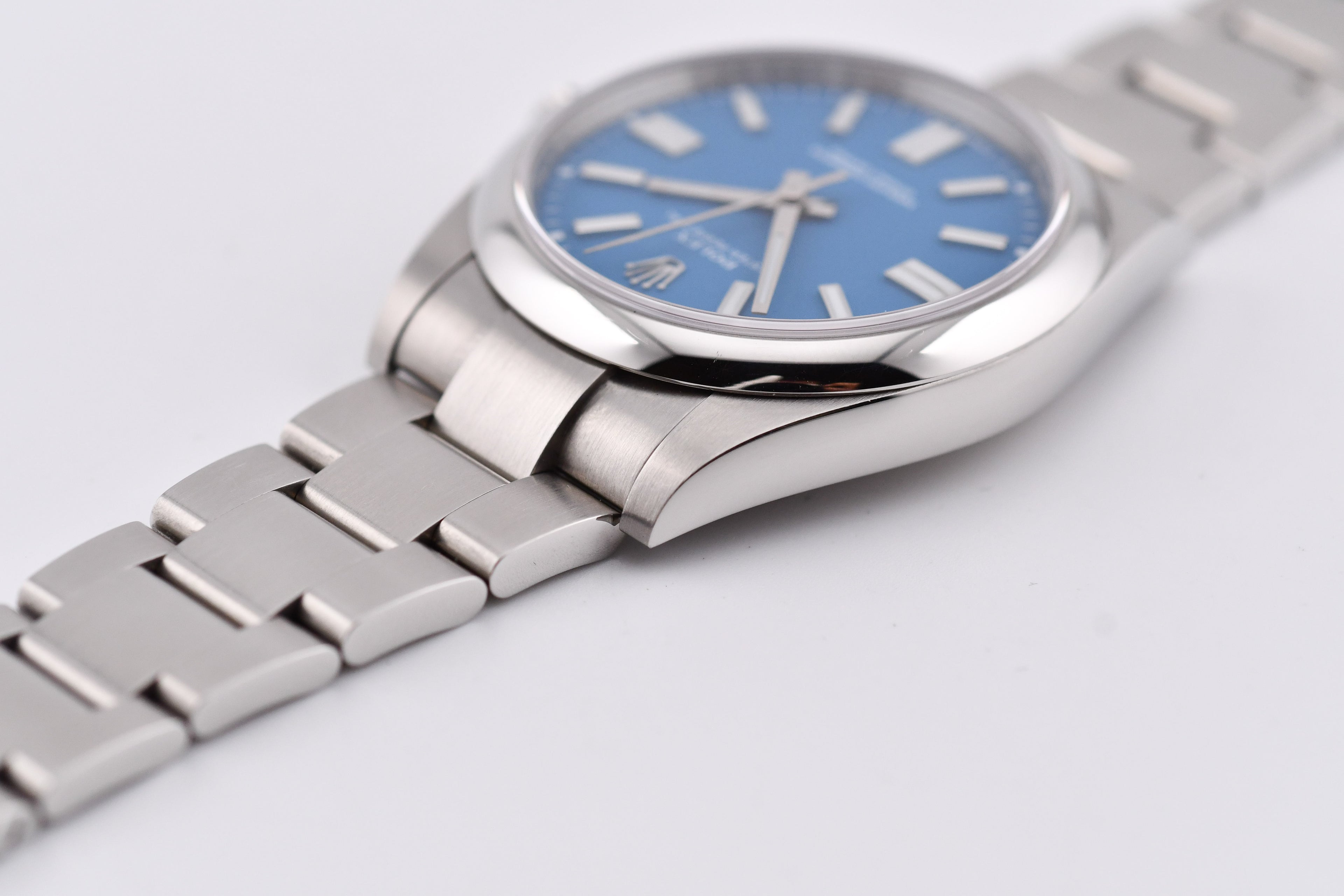 Rolex Oyster Perpetual Ref 124300 Custom Blue Dial