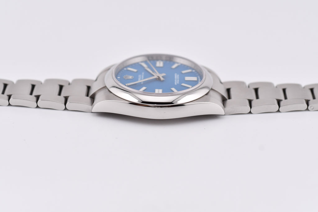 Rolex Oyster Perpetual Ref 124300 Custom Blue Dial