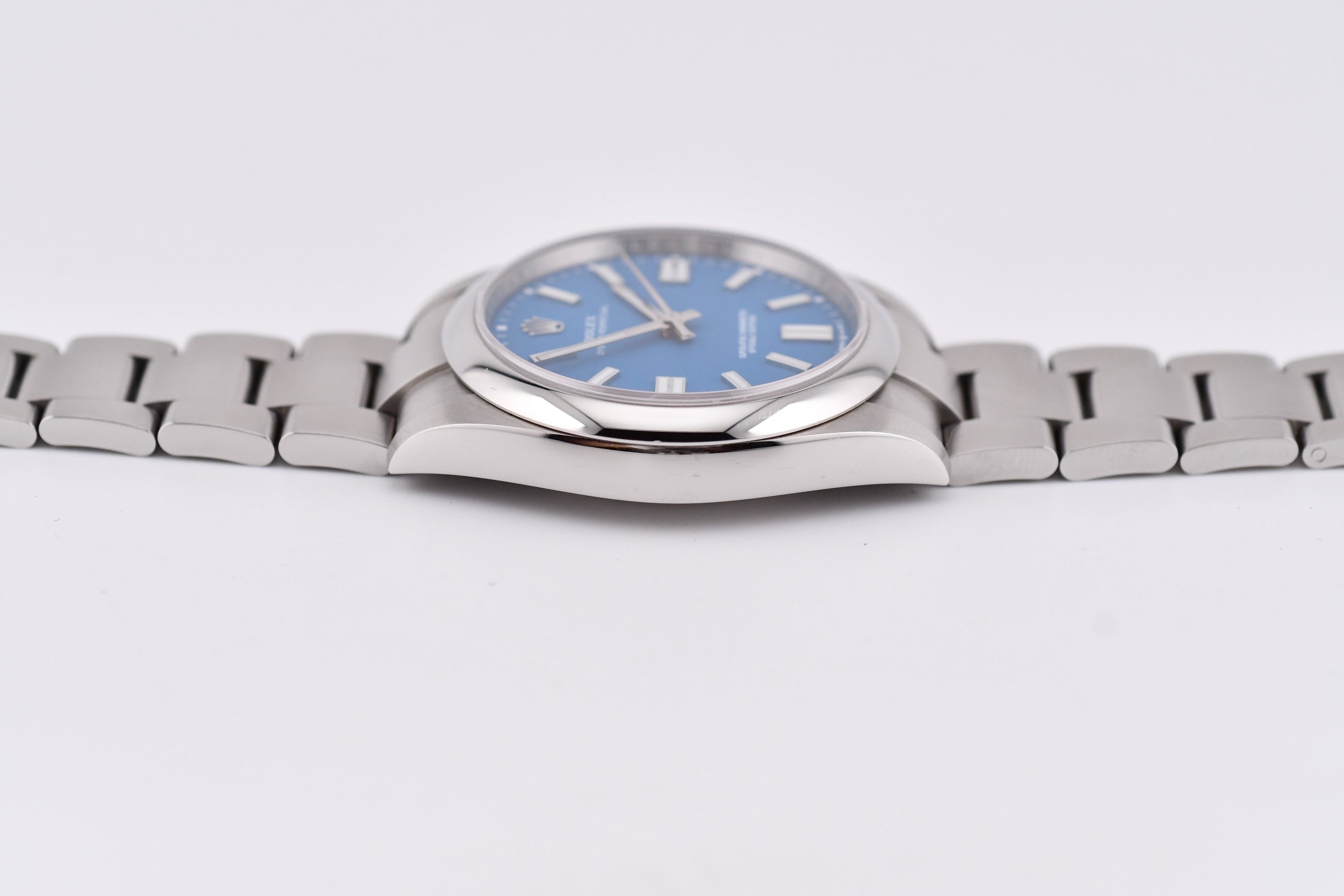 Rolex Oyster Perpetual Ref 124300 Custom Blue Dial