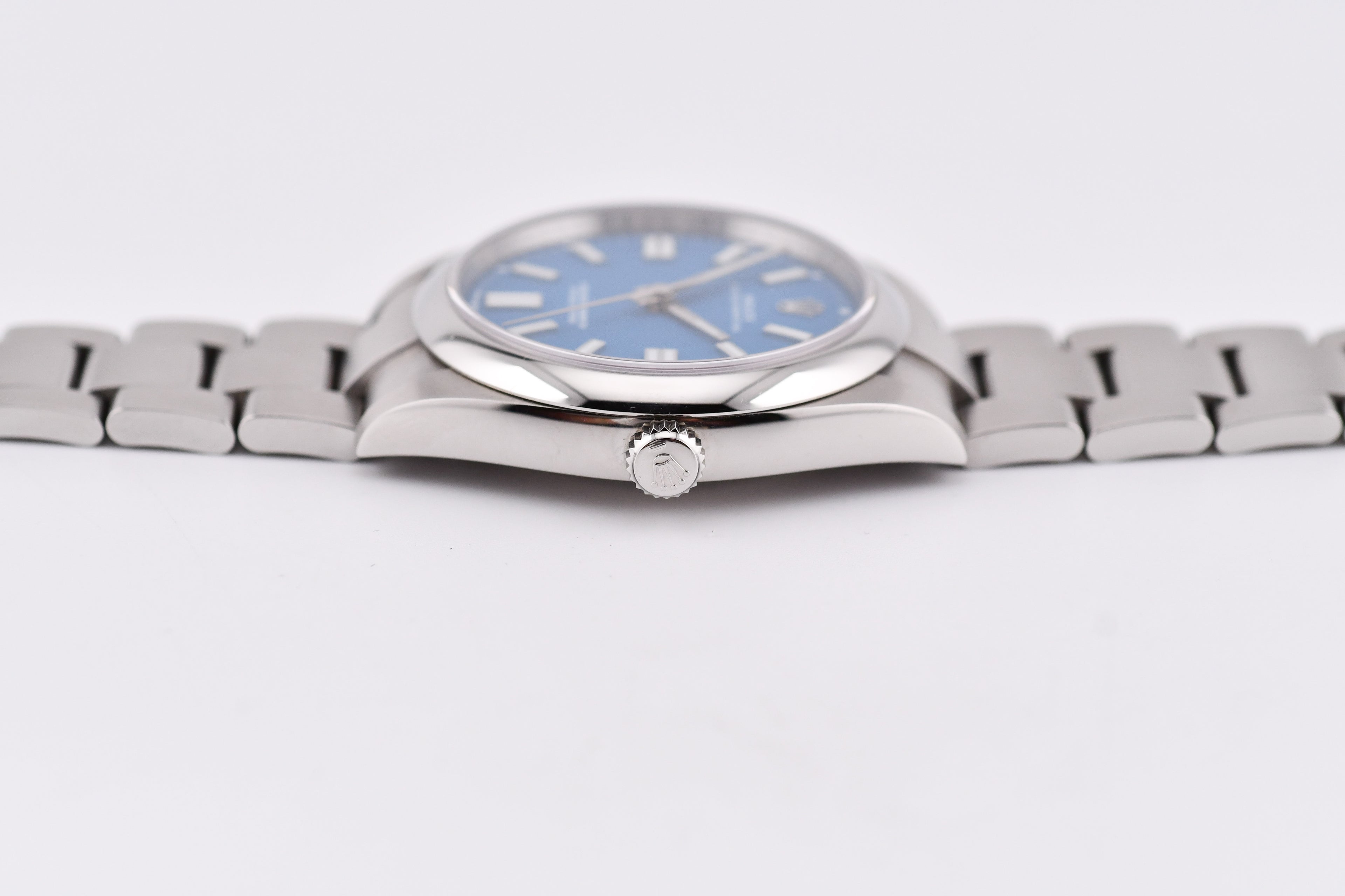 Rolex Oyster Perpetual Ref 124300 Custom Blue Dial
