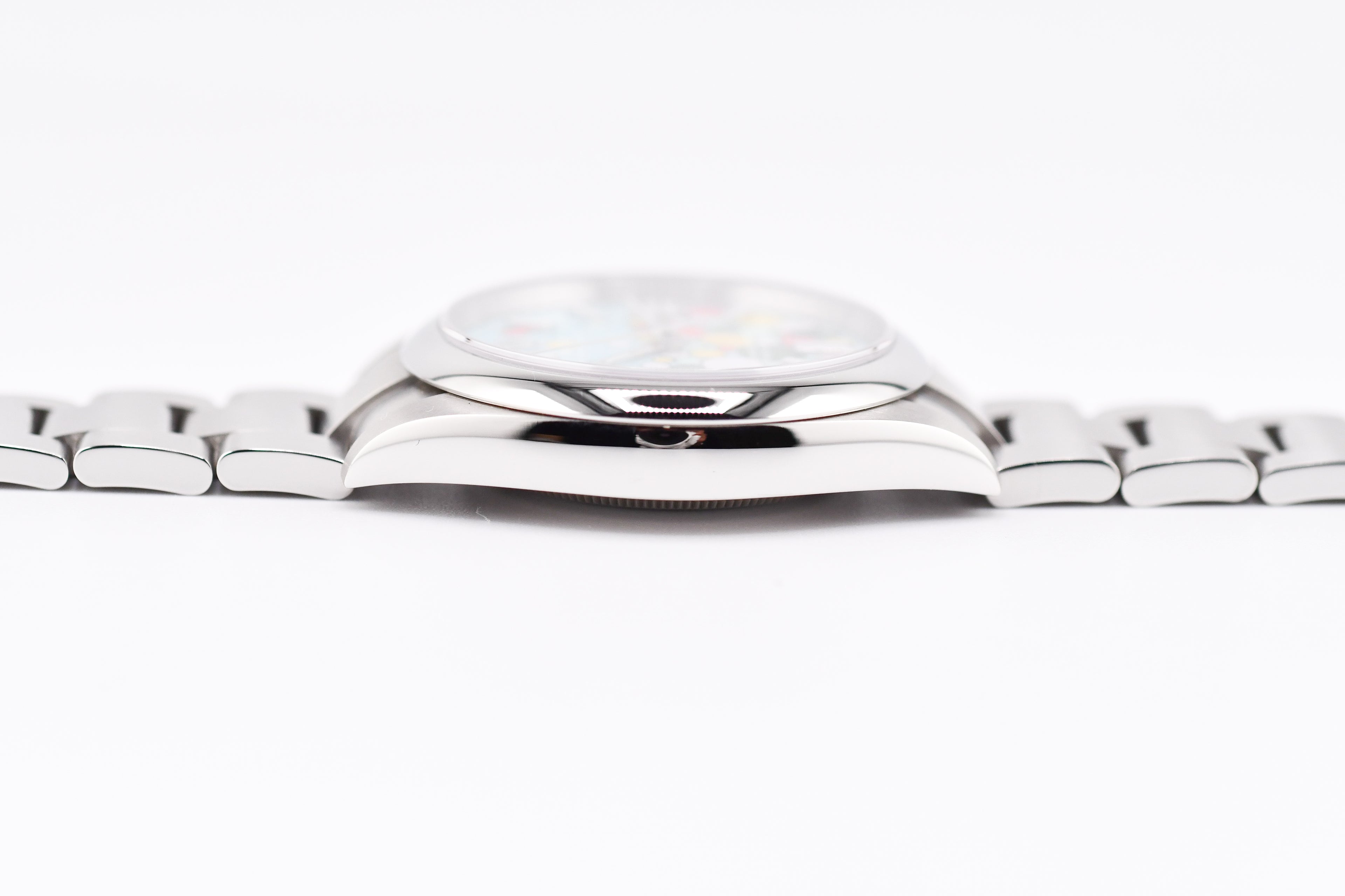 Rolex Oyster Perpetual Ref 124300 Custom Celebration Dial