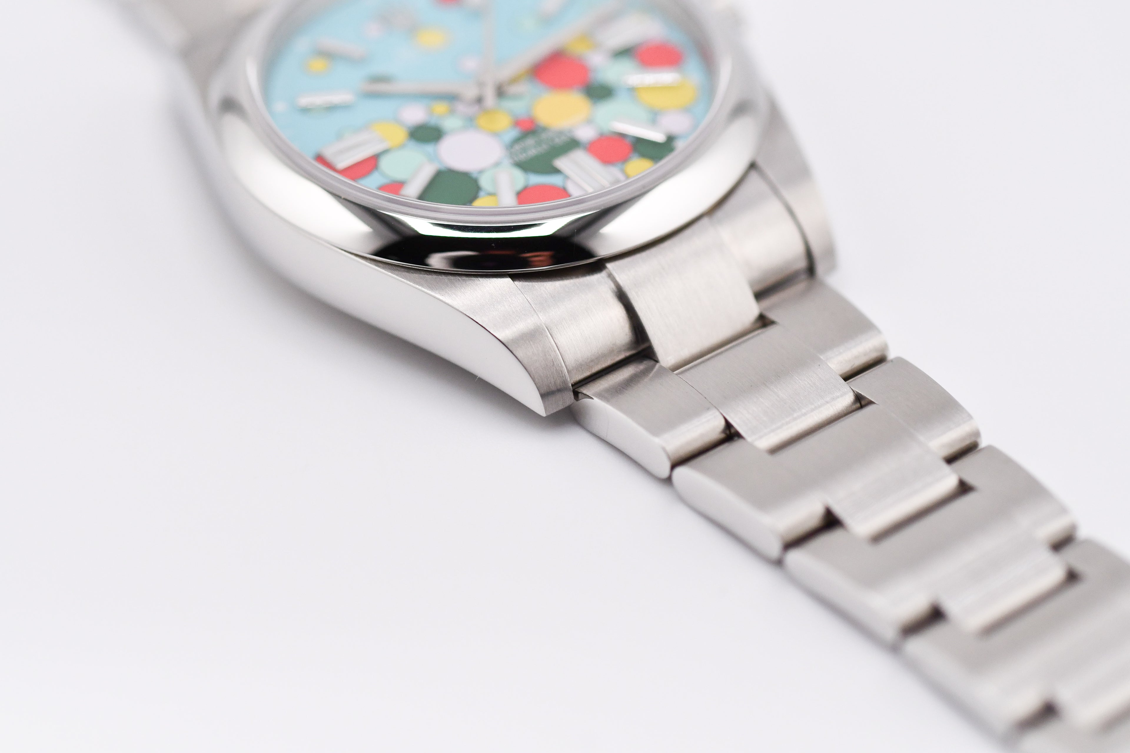 Rolex Oyster Perpetual Ref 124300 Custom Celebration Dial