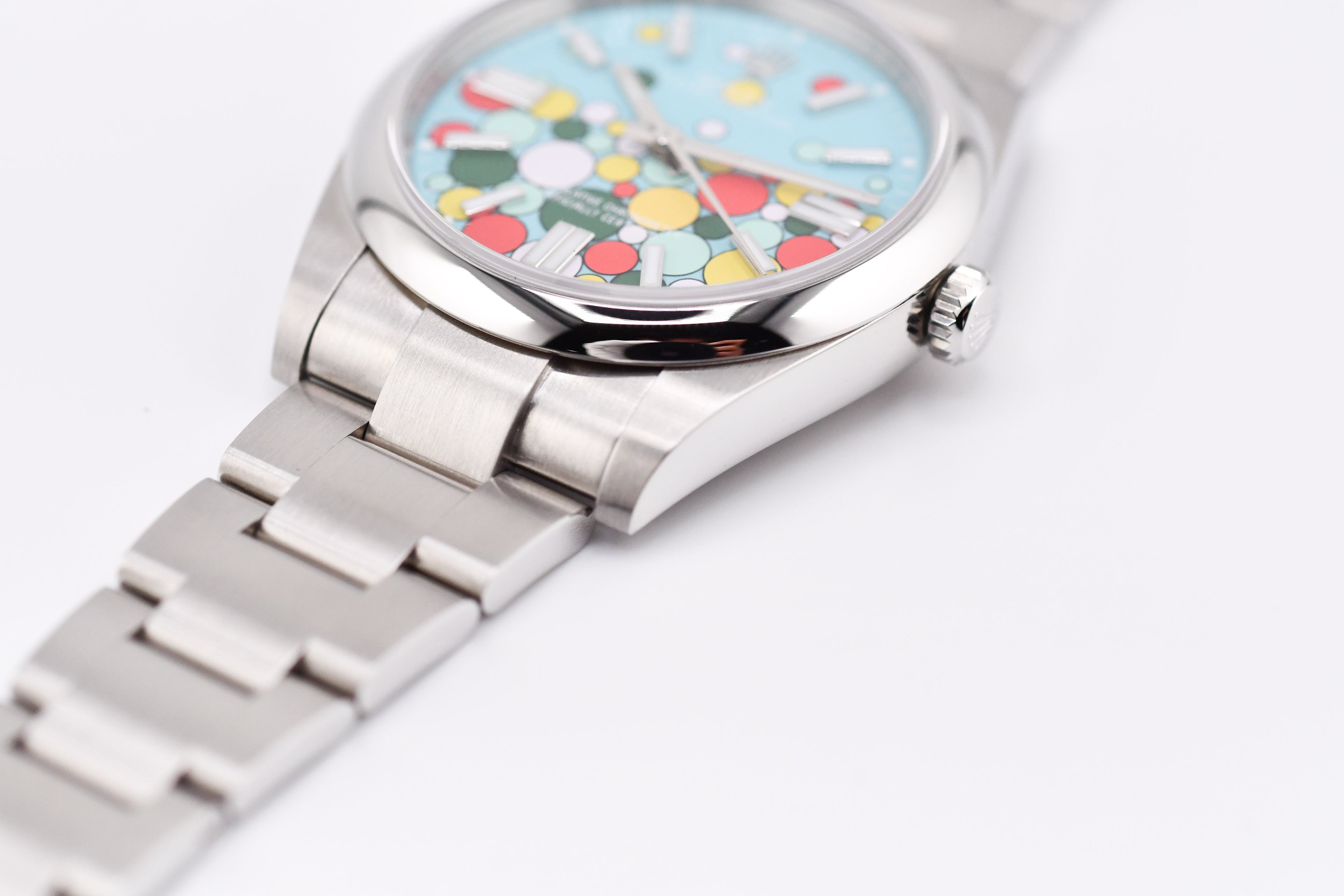 Rolex Oyster Perpetual Ref 124300 Custom Celebration Dial