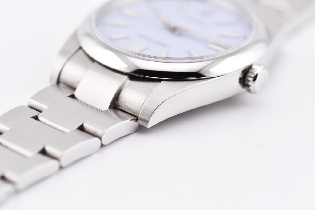 Rolex Oyster Perpetual Ref 124300 Custom Lavender Dial