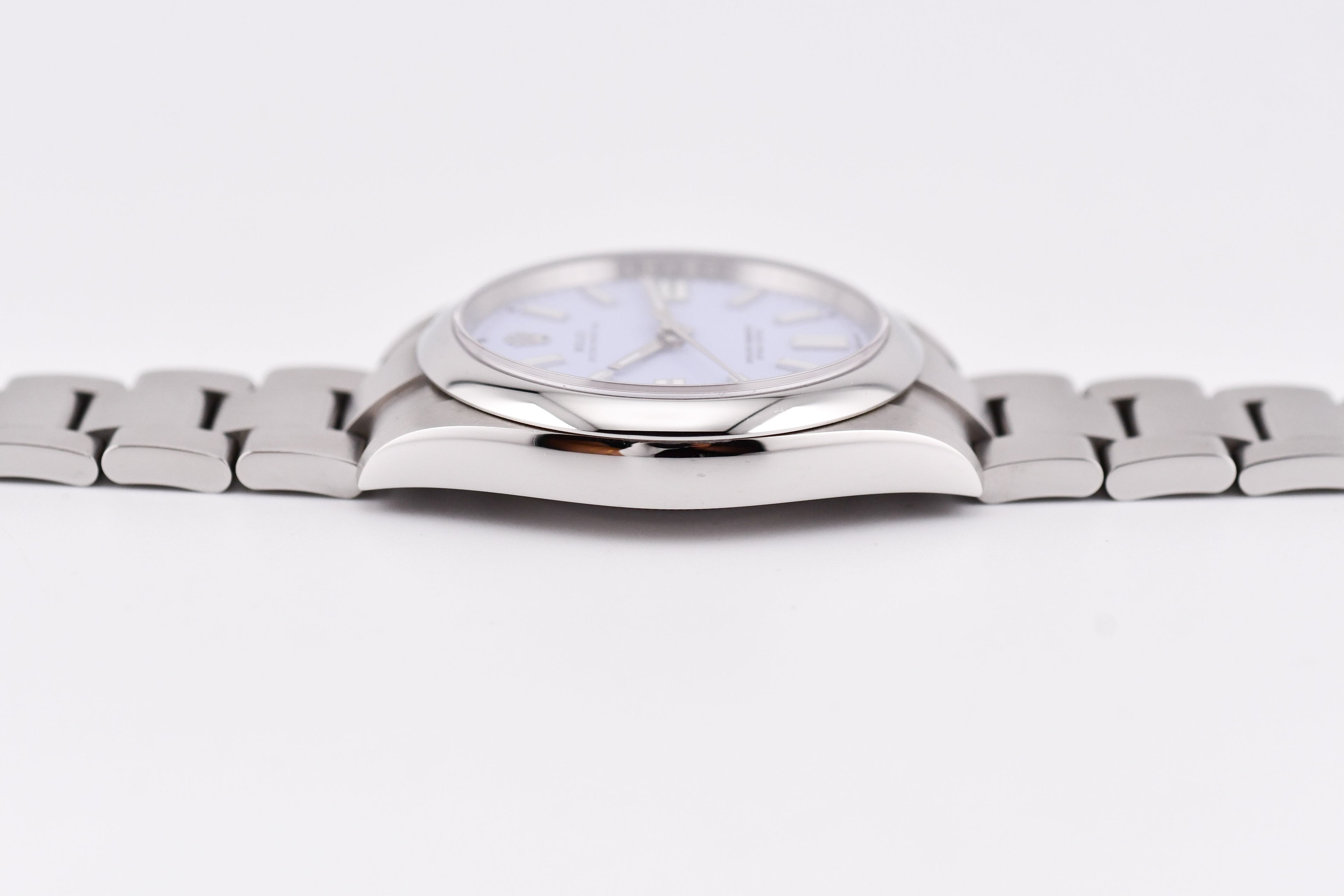 Rolex Oyster Perpetual Ref 124300 Custom Lavender Dial