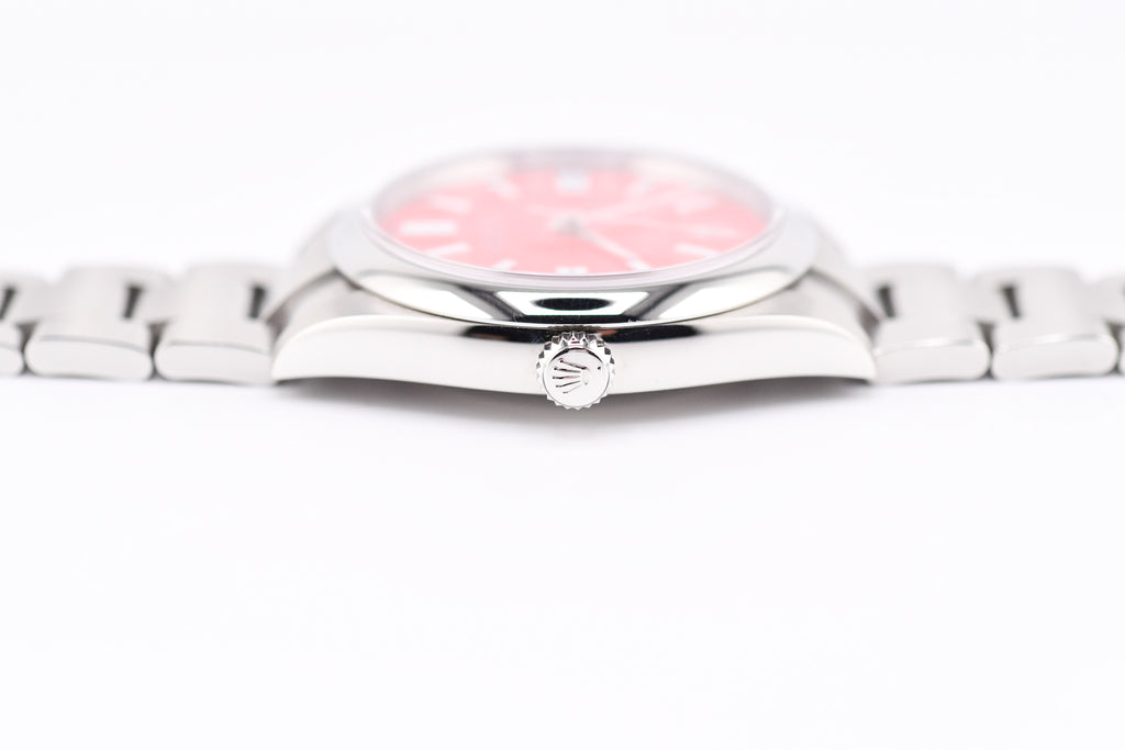 Rolex Oyster Perpetual Ref 124300 Custom Red Dial