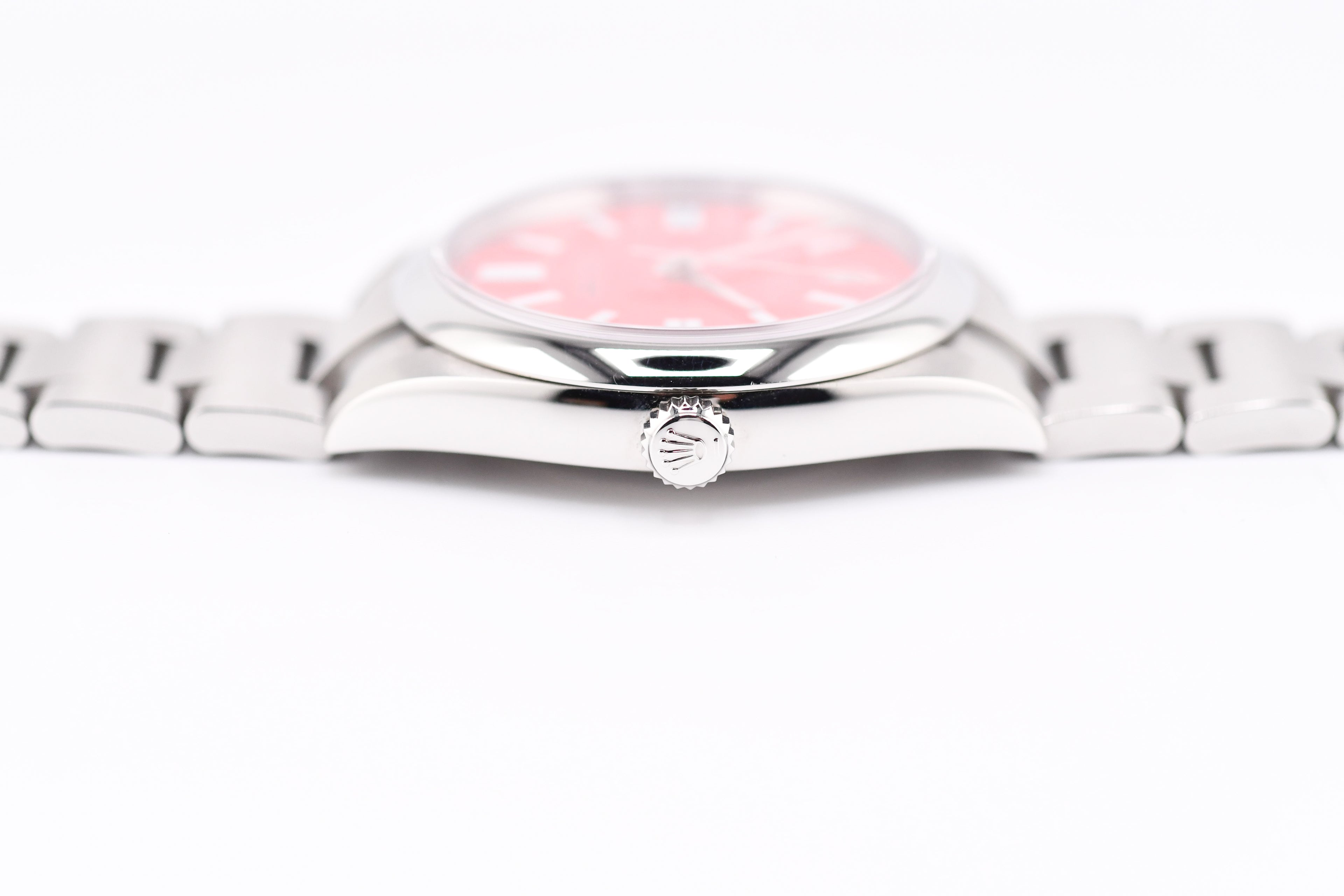 Rolex Oyster Perpetual Ref 124300 Custom Red Dial