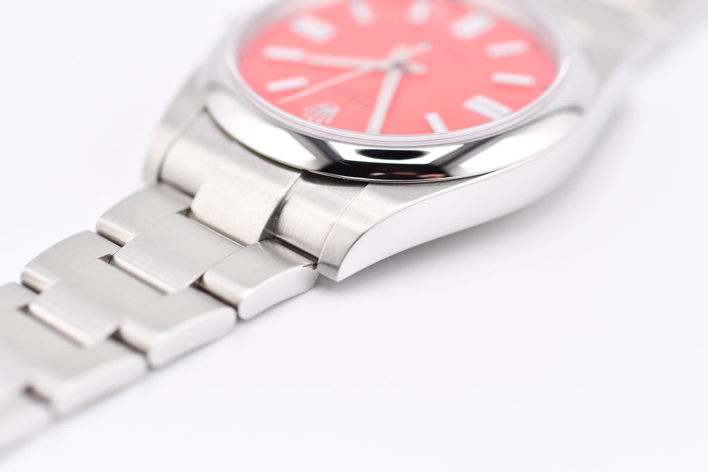 Rolex Oyster Perpetual Ref 124300 Custom Red Dial
