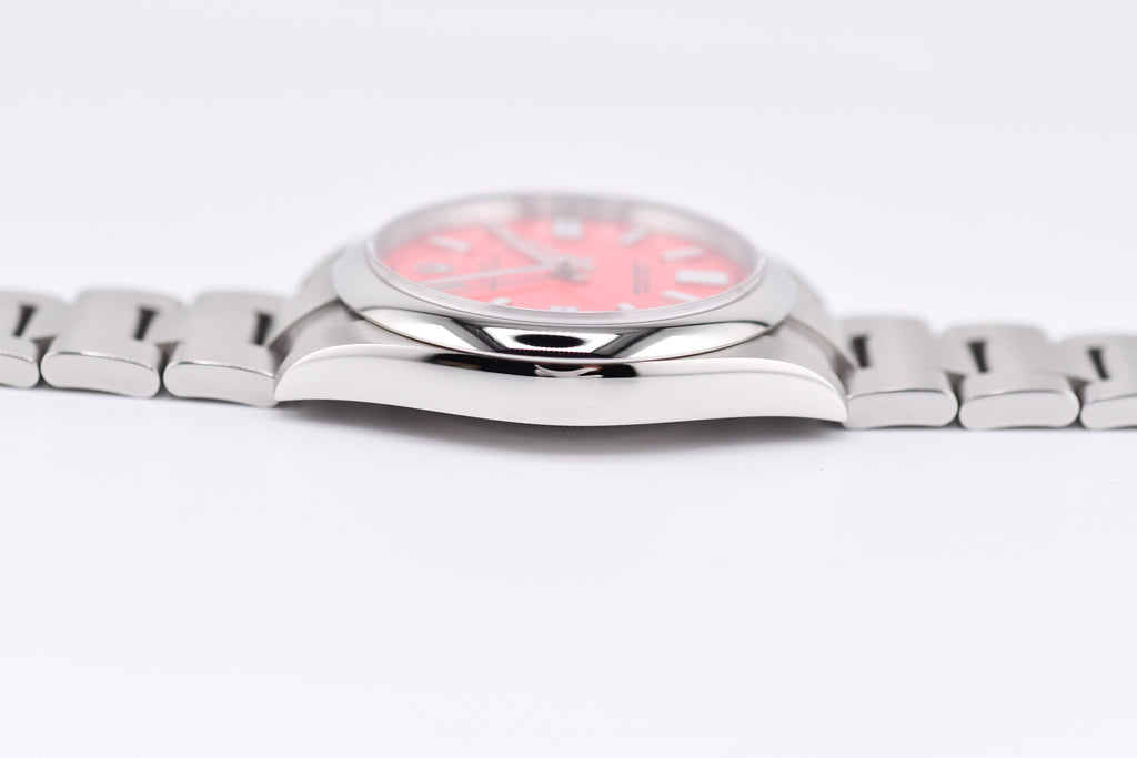 Rolex Oyster Perpetual Ref 124300 Custom Red Dial