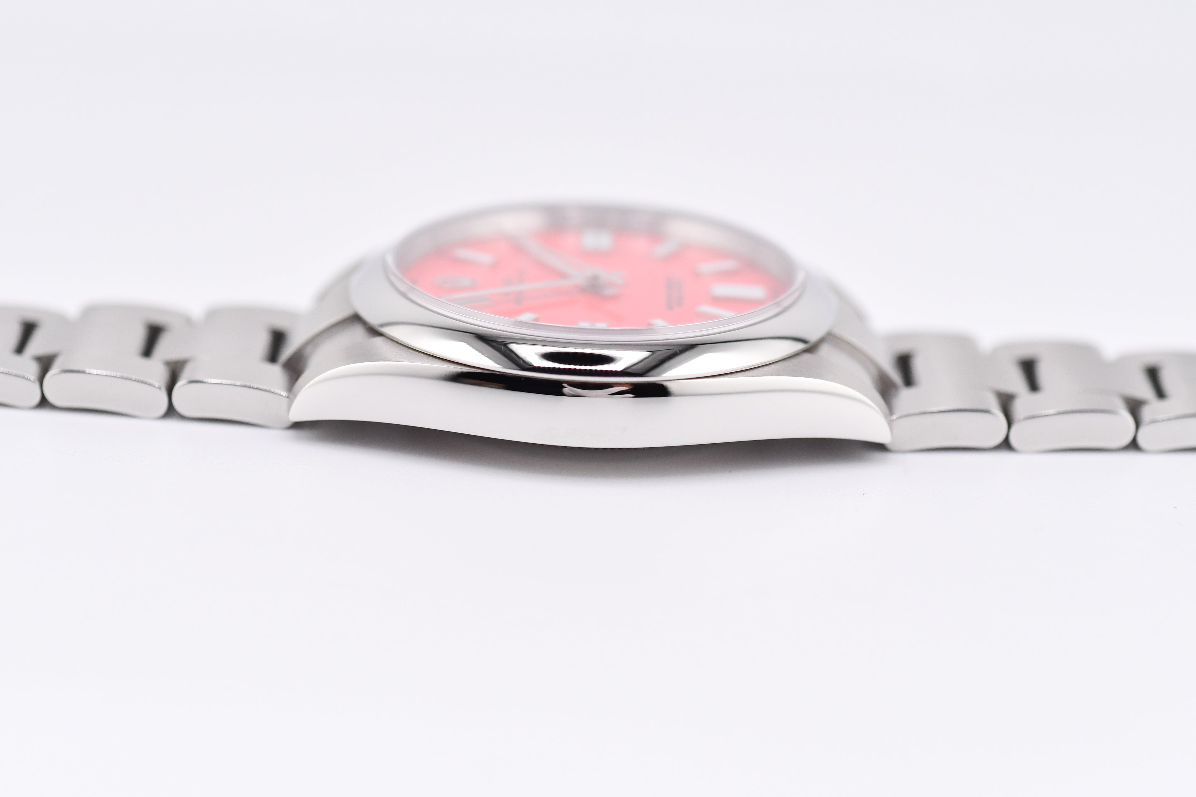 Rolex Oyster Perpetual Ref 124300 Custom Red Dial
