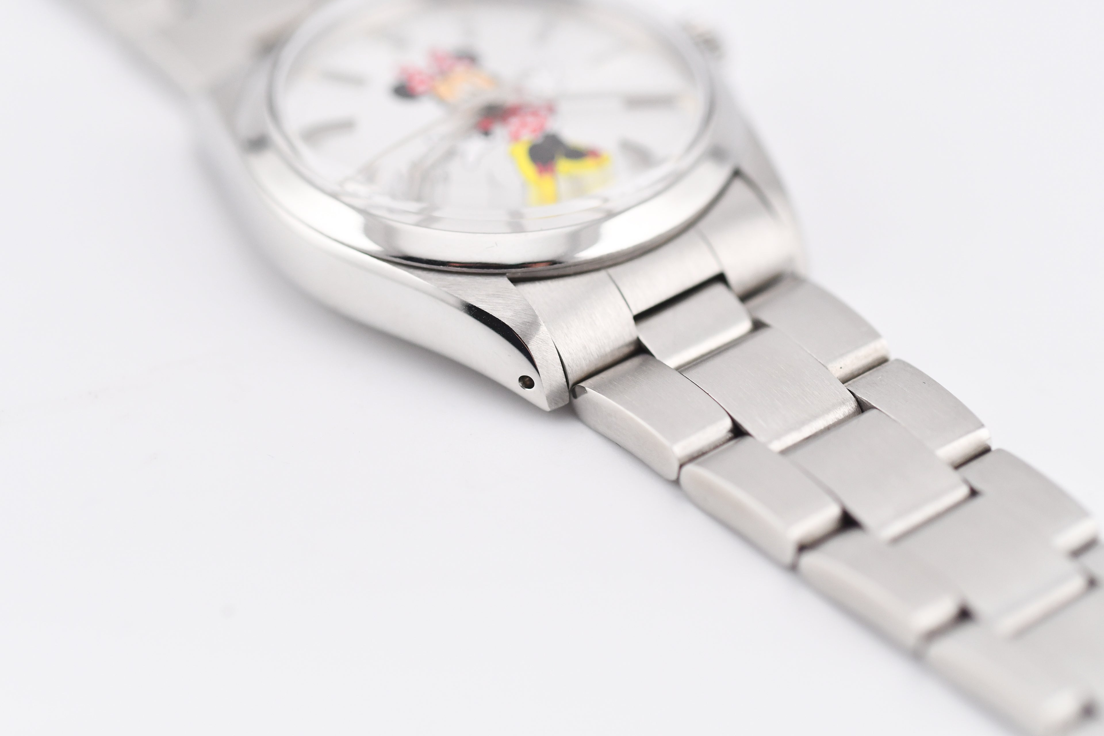 Rolex Precision 34mm Ref 5500 Stainless Steel Minnie Mouse Dial