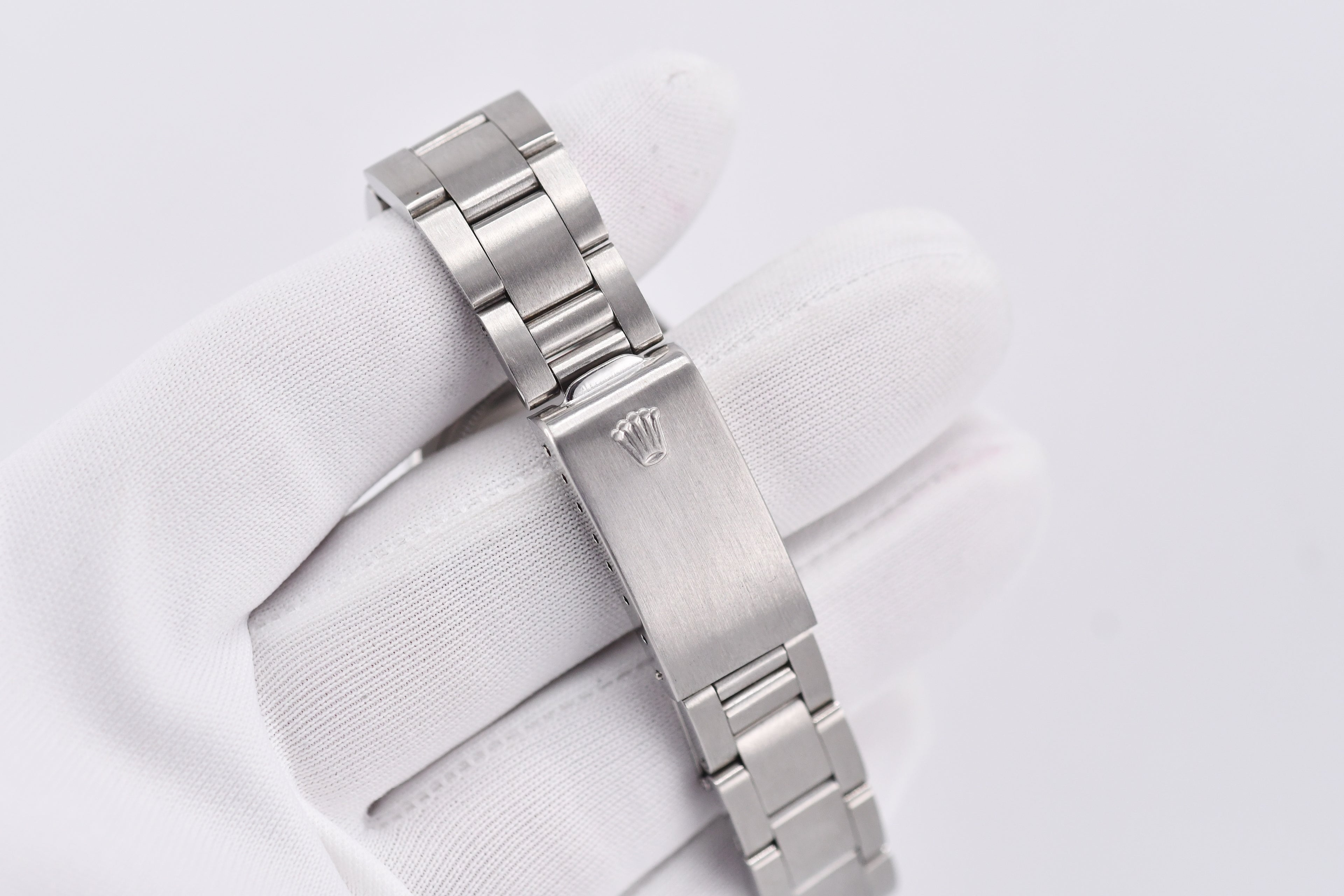 Rolex Precision 34mm Ref 5500 Stainless Steel Turquoise Dial