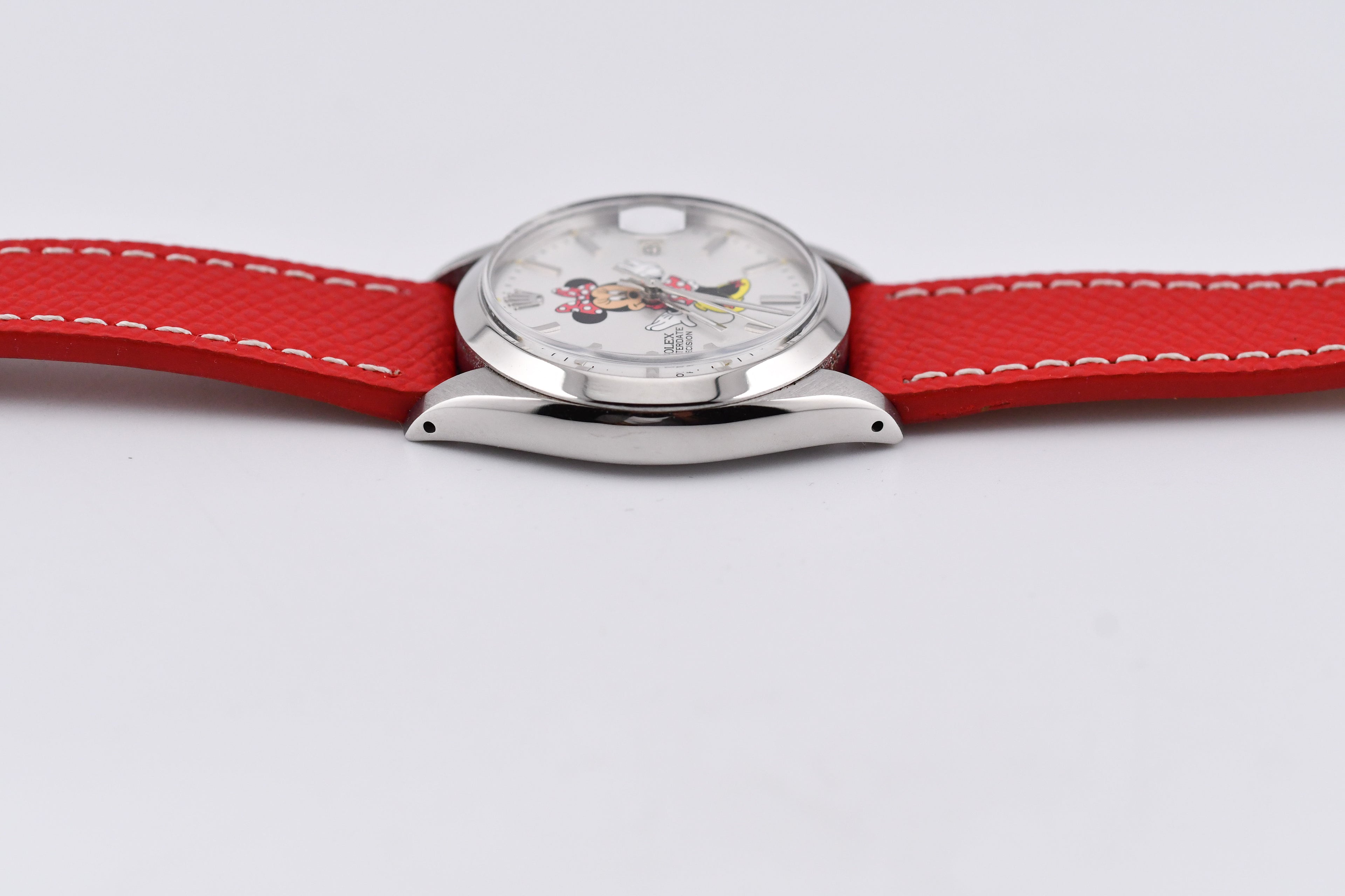Rolex Precision 34mm Ref 6694 Stainless Steel Minnie Mouse Dial