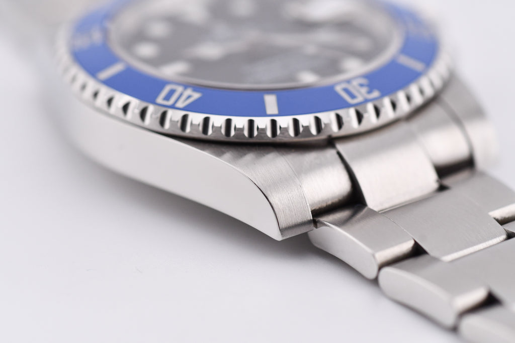 Rolex Submariner 40mm Ref 116610 Custom Blue Bezel Black Dial