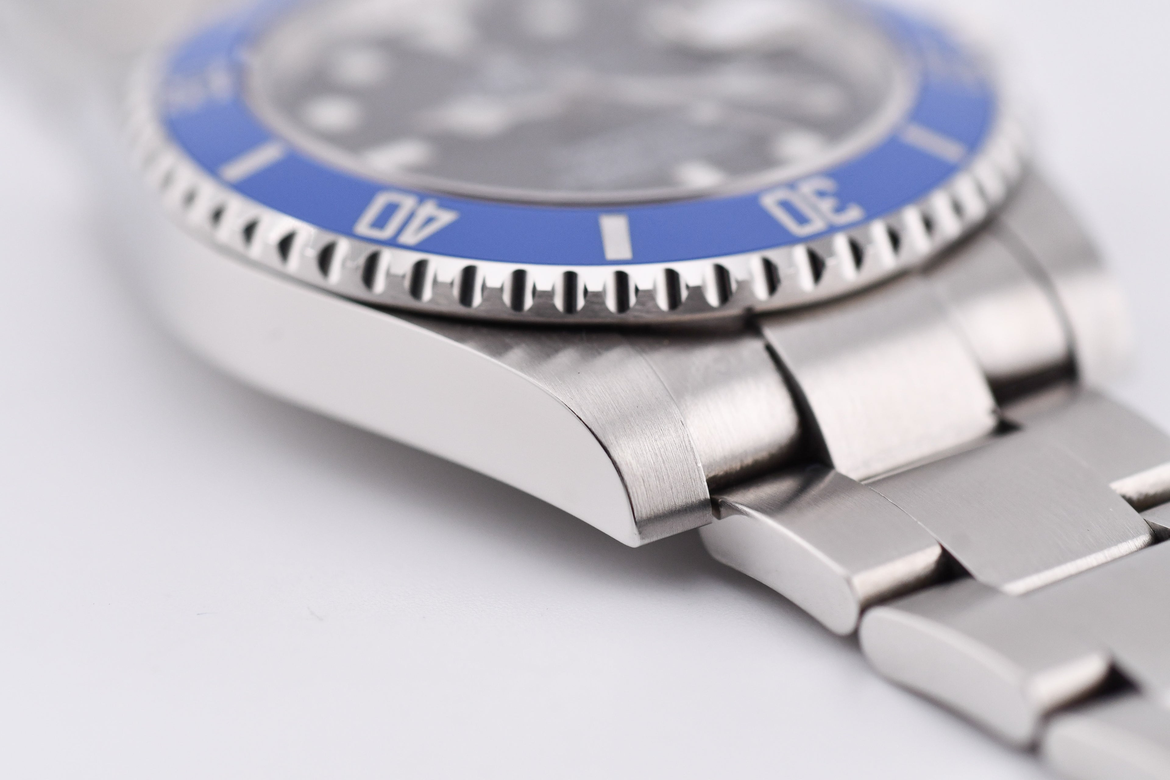 Rolex Submariner 40mm Ref 116610 Custom Blue Bezel Black Dial