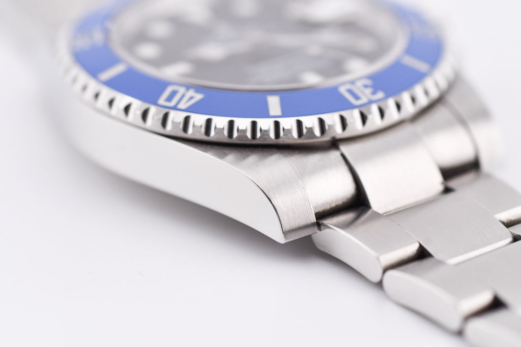 Rolex Submariner 40mm Ref 116610 Custom Blue Bezel Black Dial