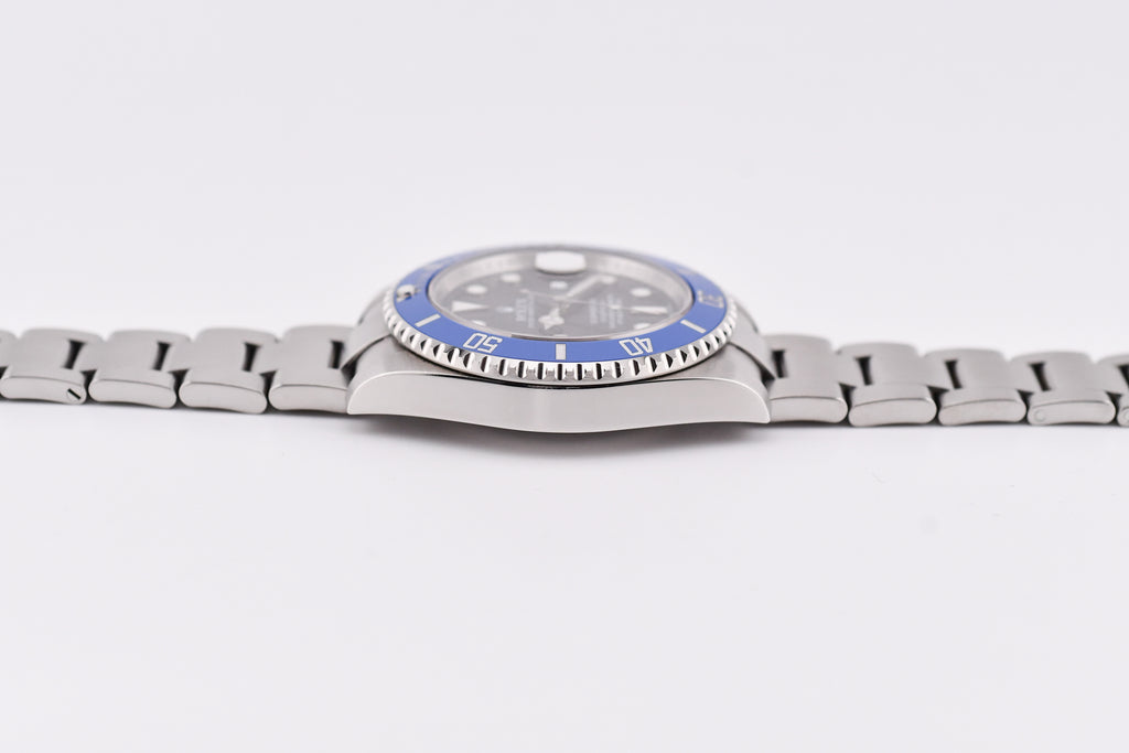 Rolex Submariner 40mm Ref 116610 Custom Blue Bezel Black Dial