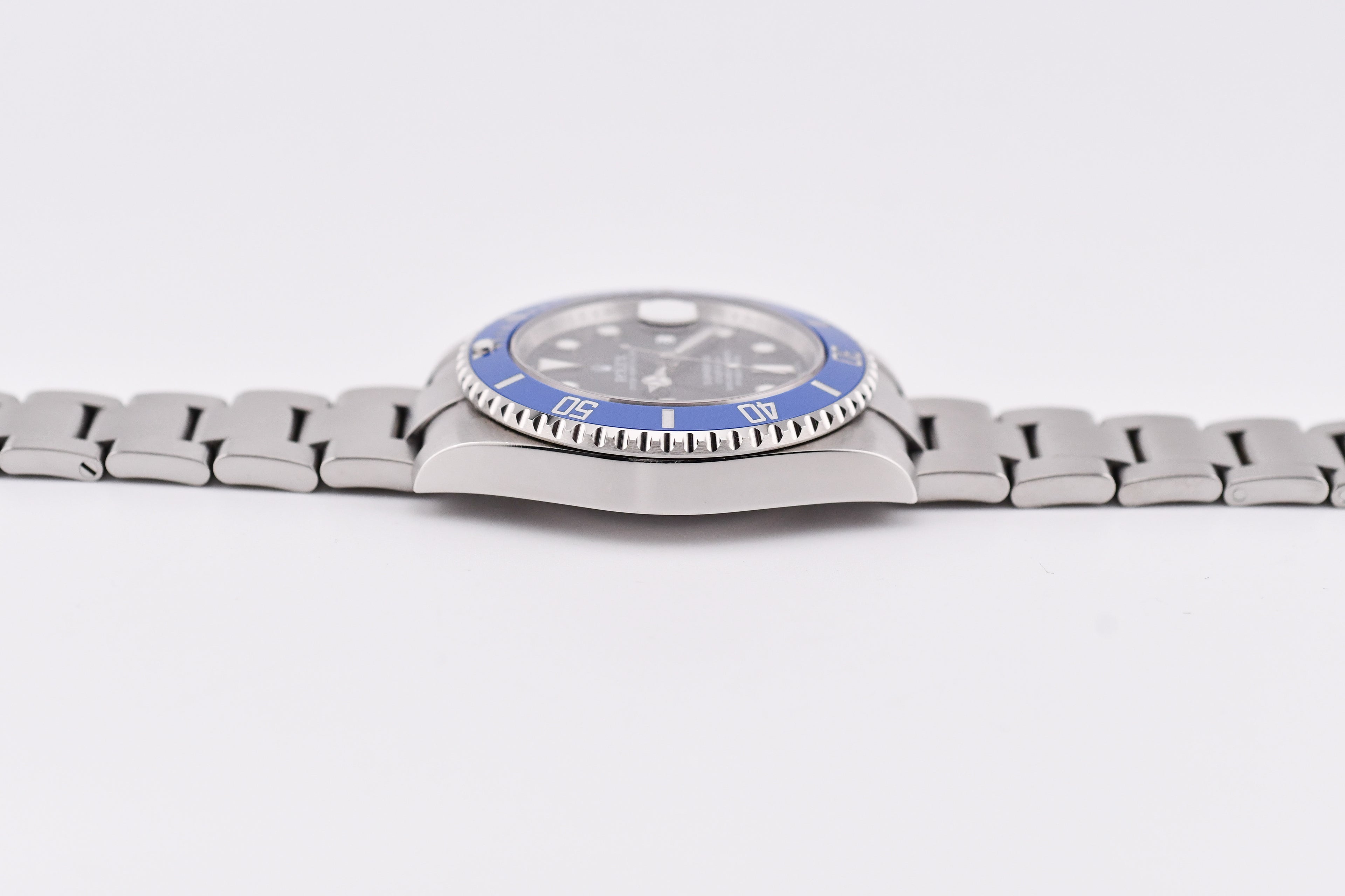 Rolex Submariner 40mm Ref 116610 Custom Blue Bezel Black Dial